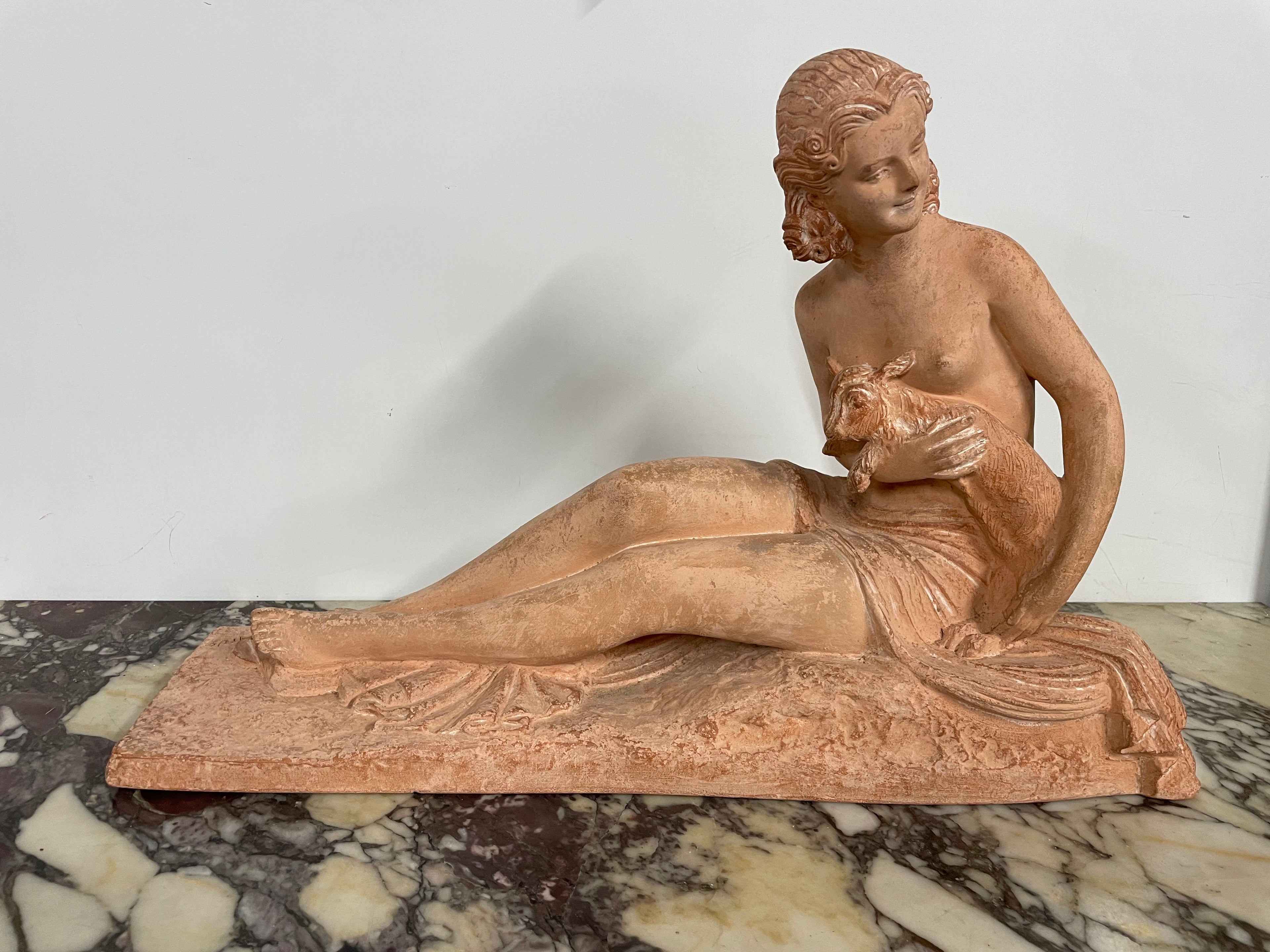 Terre cuite de Chiparus époque art déco