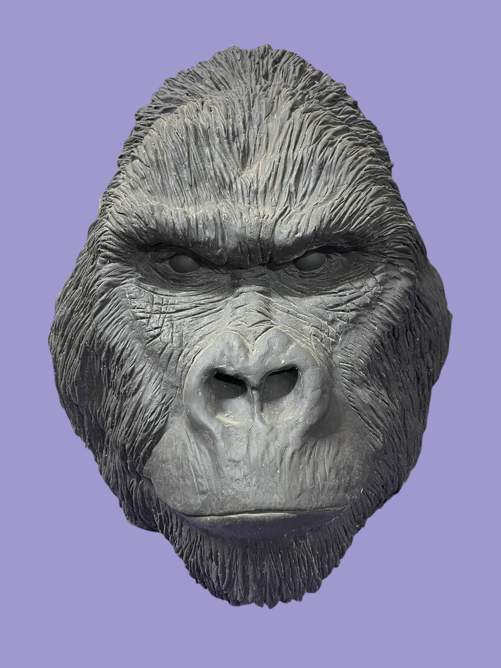 Tête de singe en mousse Décoration murale