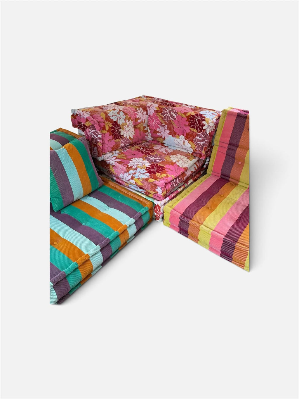 CANAPÉ MODULABLE MAH JONG ROCHE BOBOIS DESIGN KENZO TAKADA HANS HOPFER