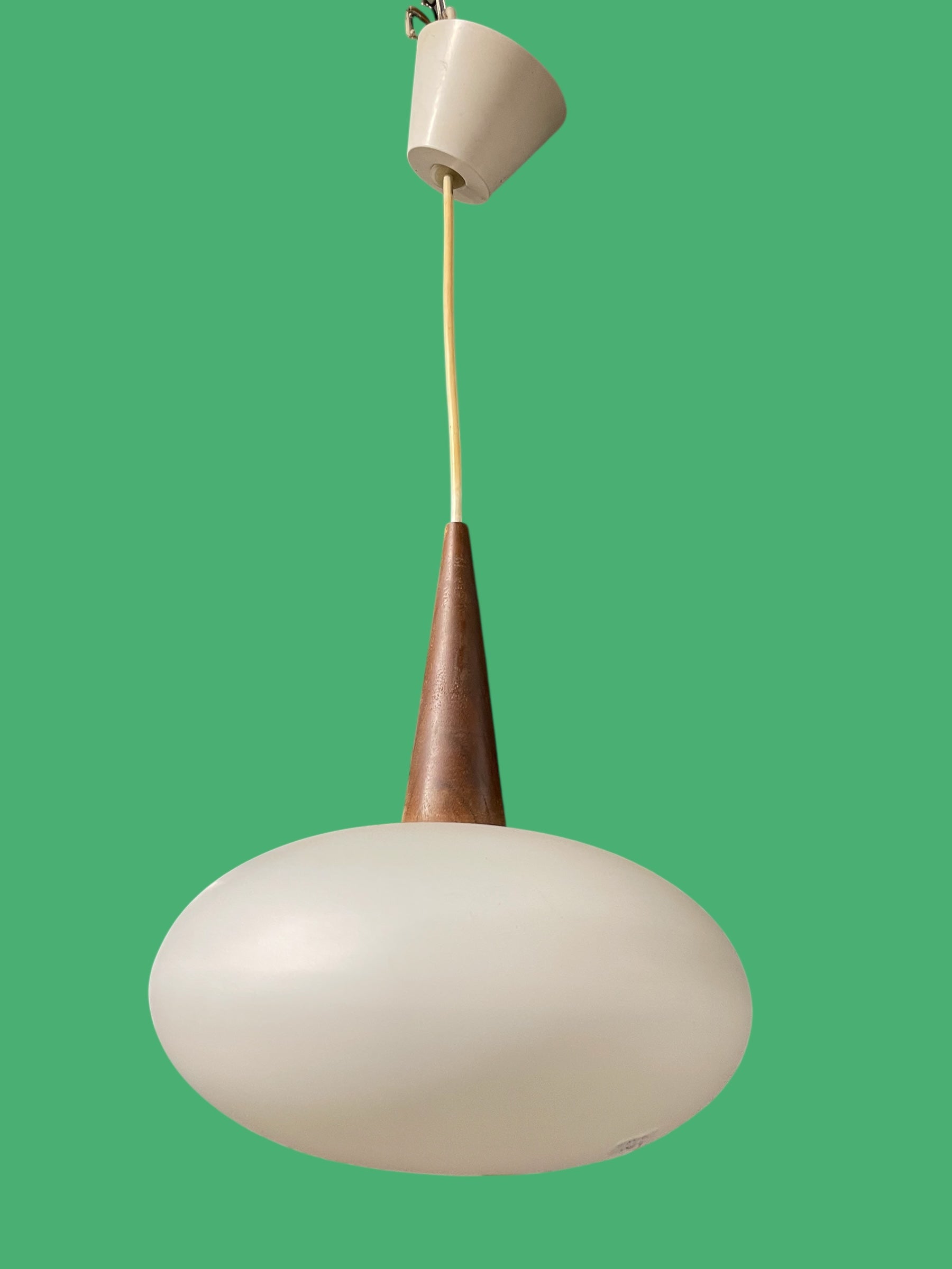 Suspension design scandinave teck et opaline