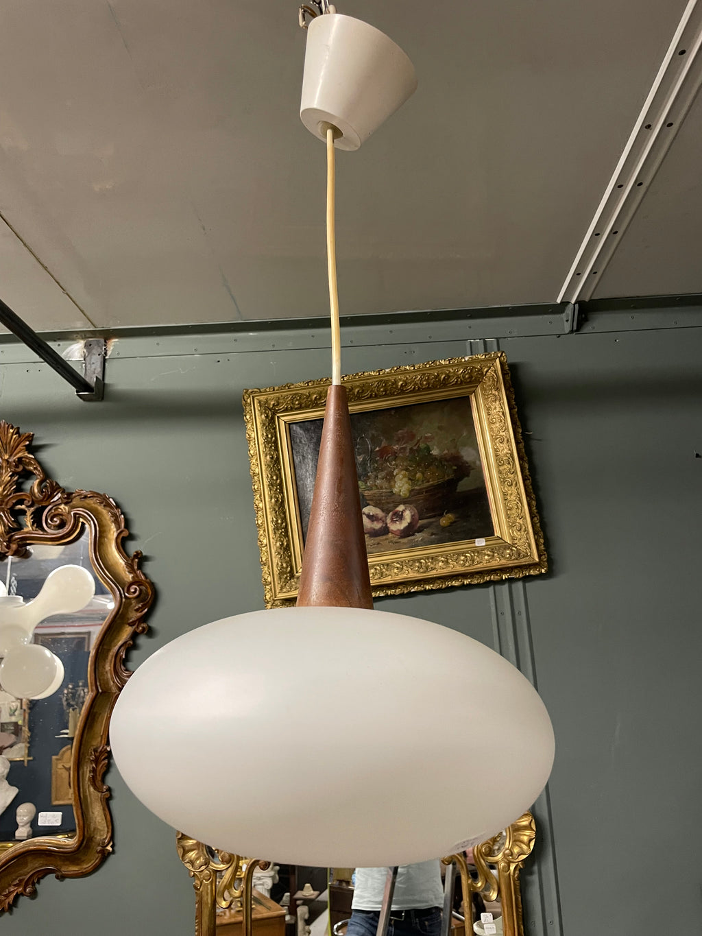 Suspension design scandinave teck et opaline