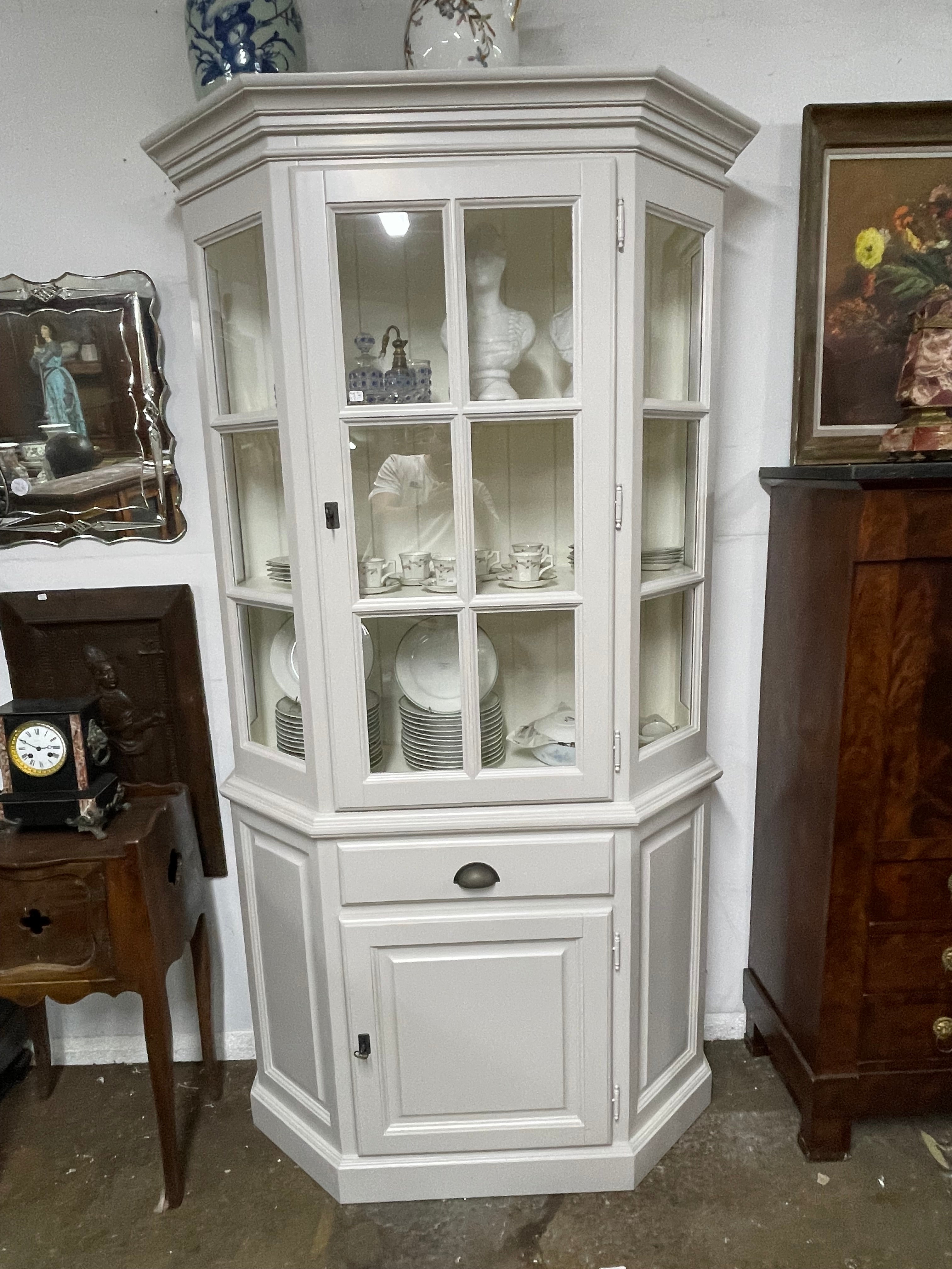 Buffet Vaisselier Vitrine Bois