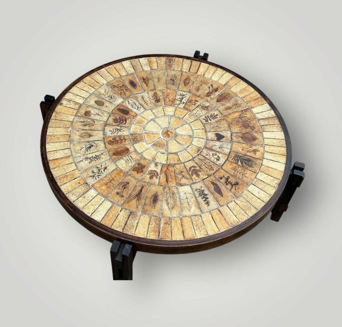 Table les Herbiers Par Roger Capron - Céramique 1960 Vallauris