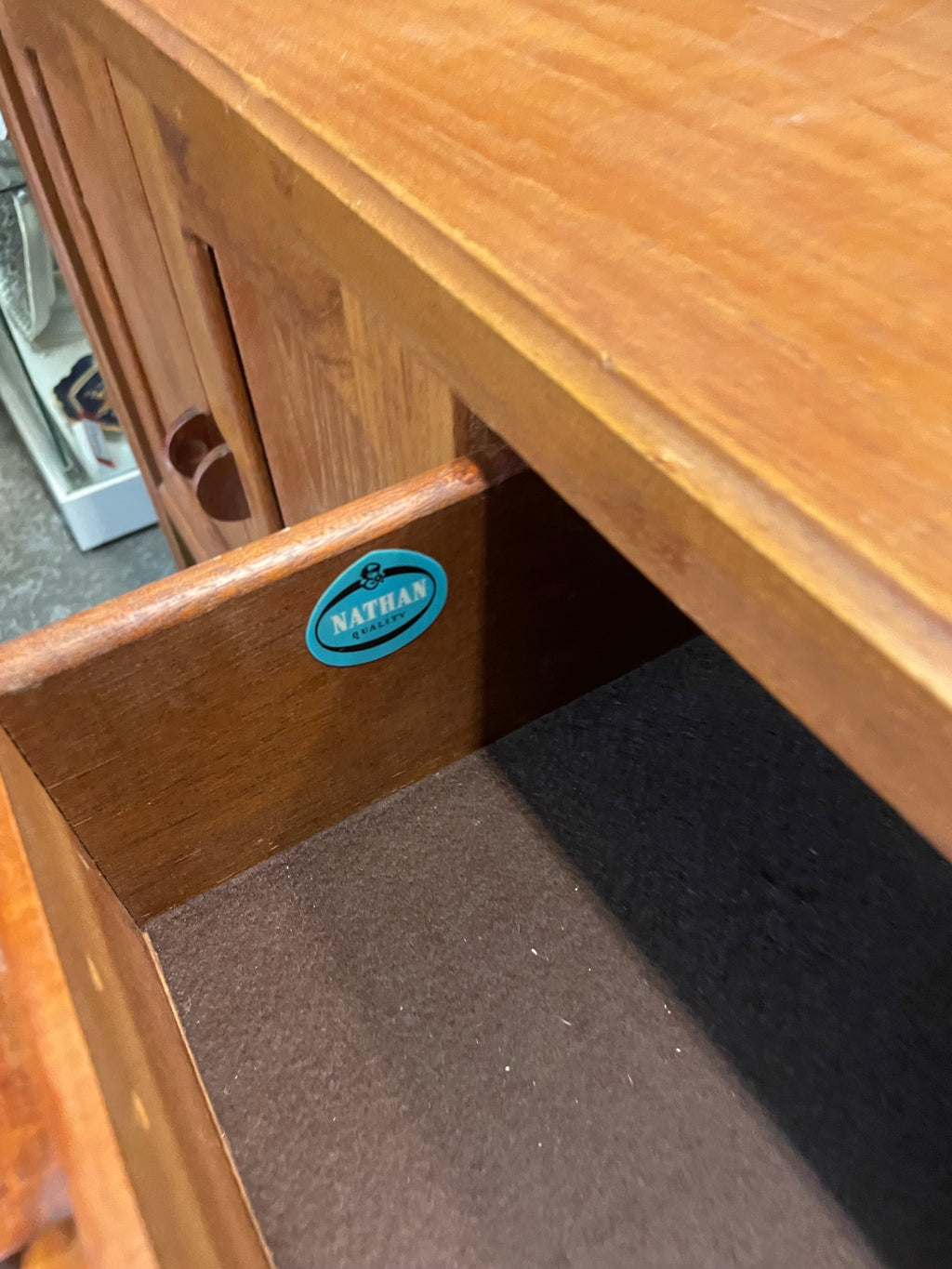 VENDUE - Enfilade Style Scandinave En Teck Circa 1960 213 cm