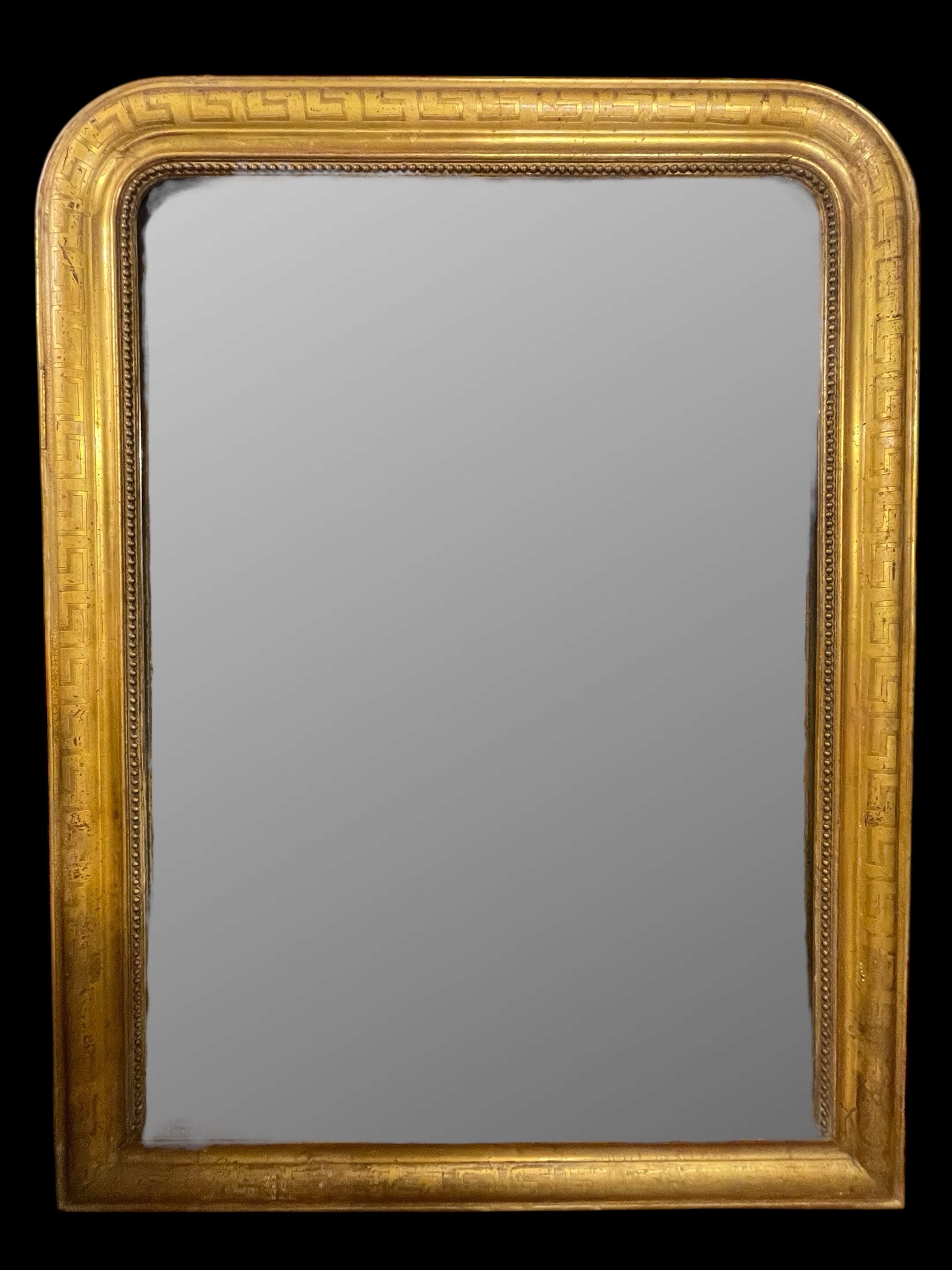 Grand miroir doré Louis Philippe