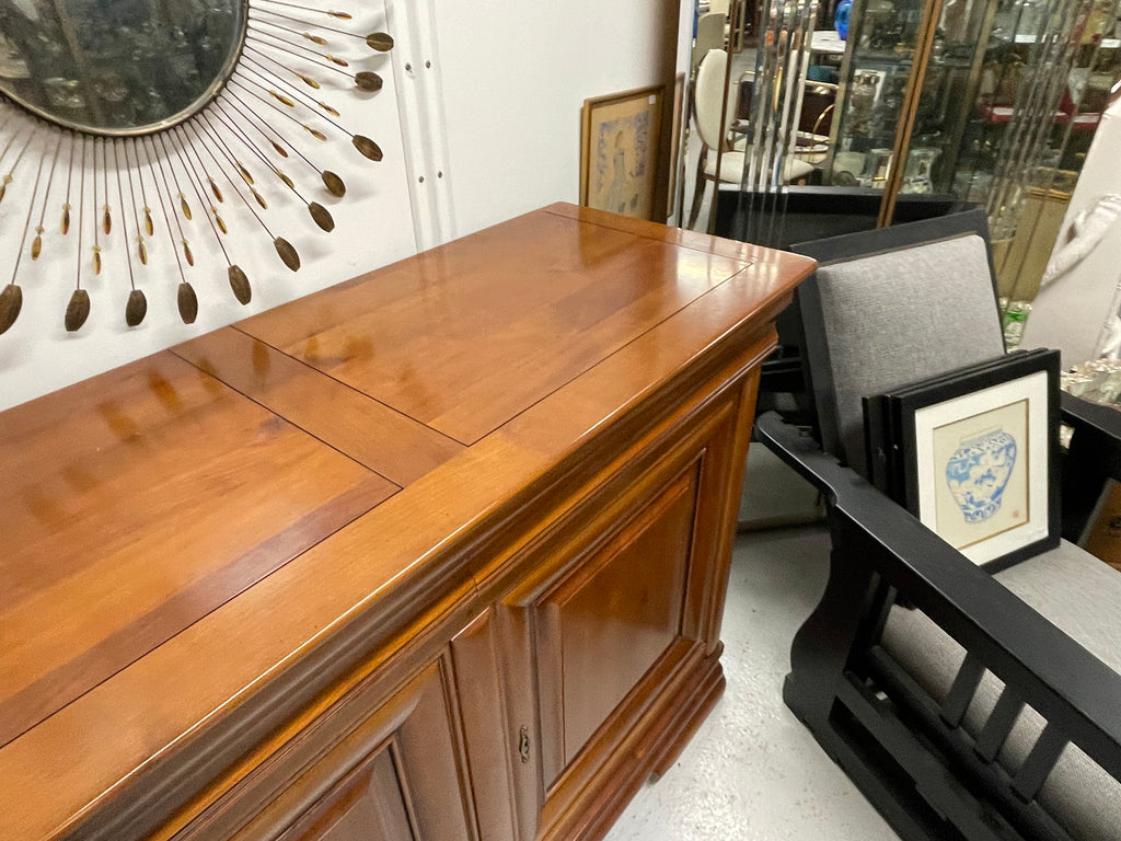 Enfilade 4 portes Louis Philippe en merisier