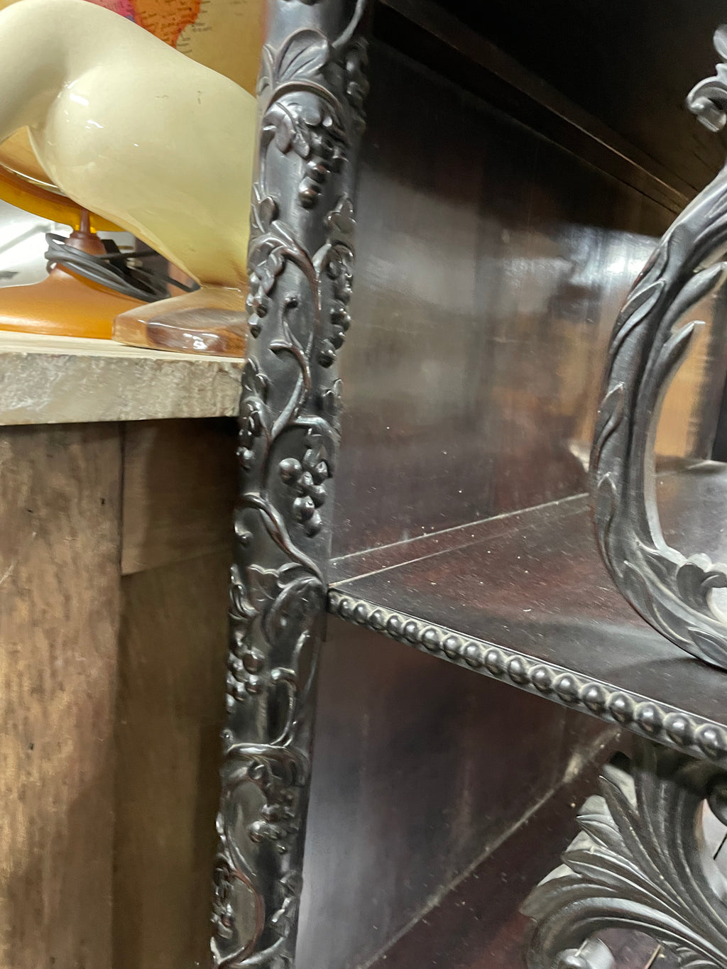 Meuble indochinois en bois exotique fin 19ème