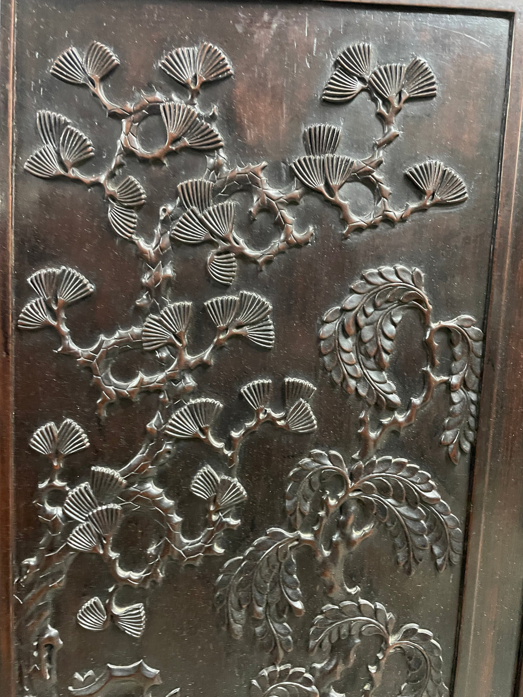 Meuble indochinois en bois exotique fin 19ème