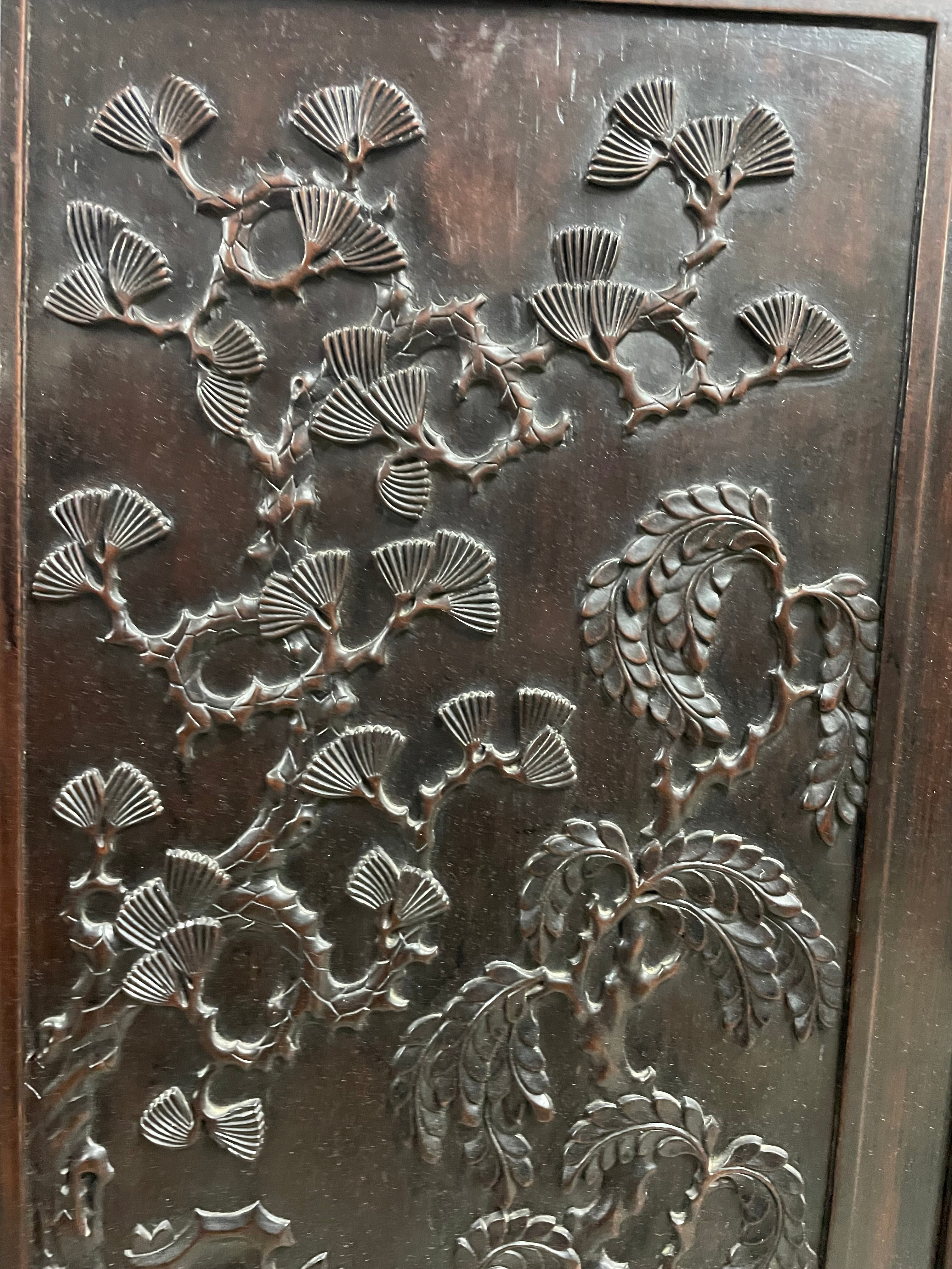 Meuble indochinois en bois exotique fin 19ème