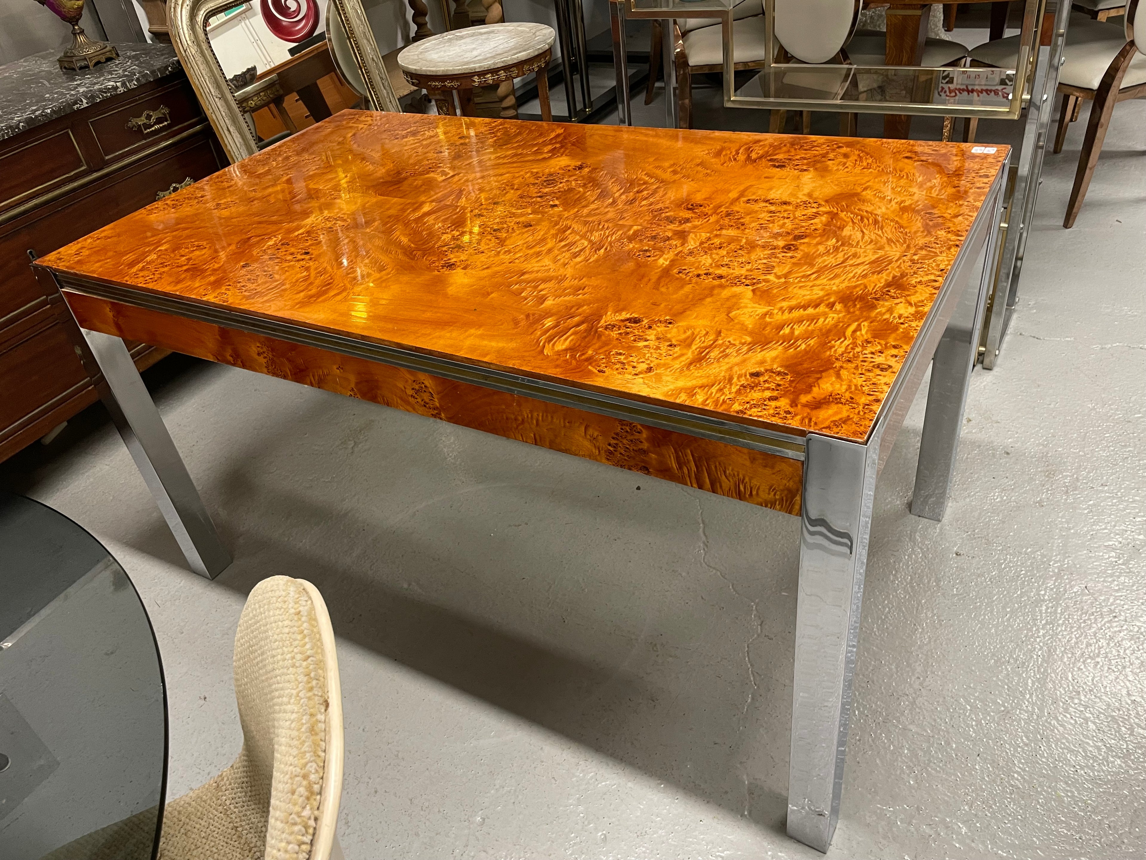 Table à manger Willy Rizzo 1970