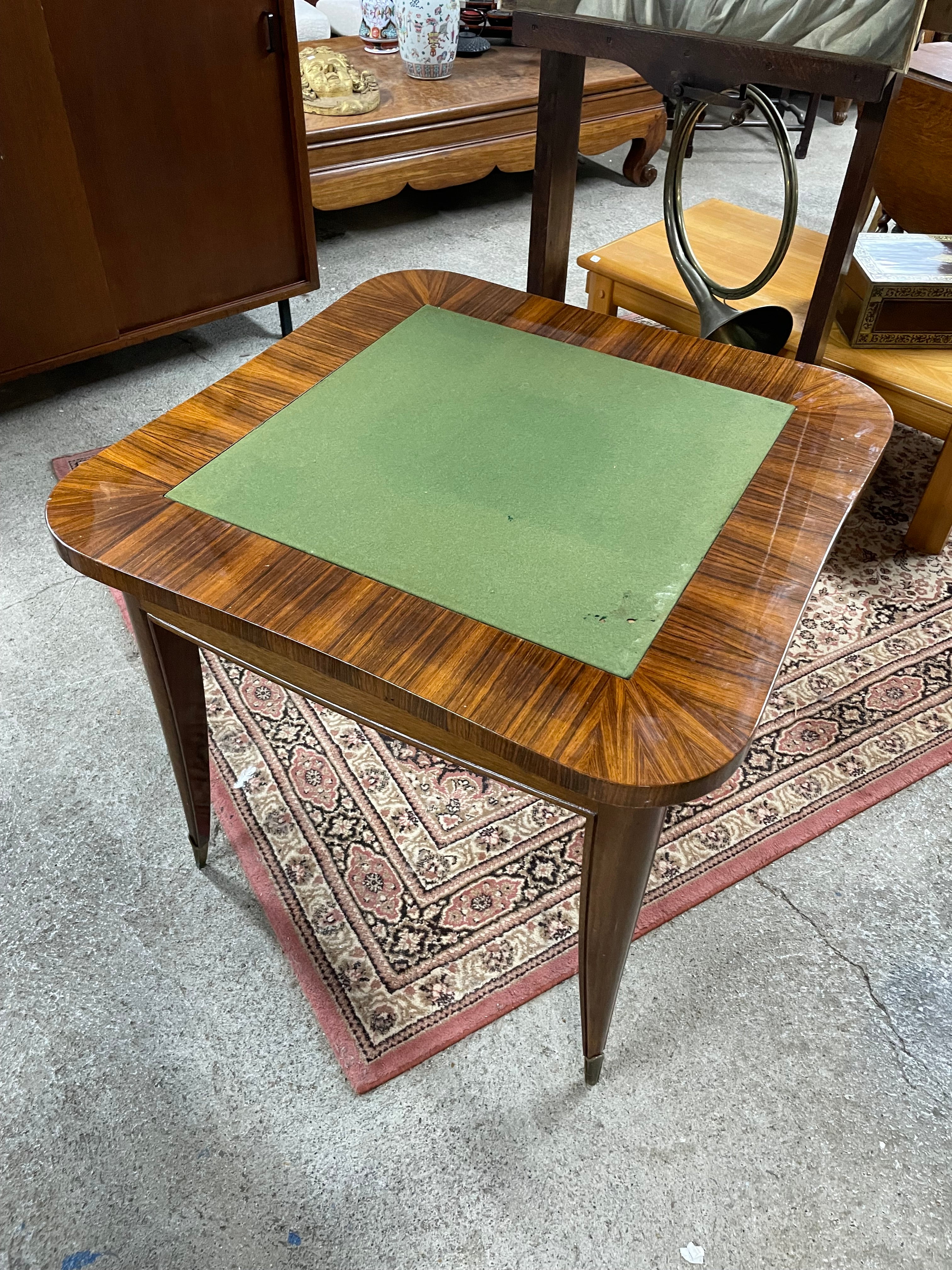 Table à jeux de style Art déco