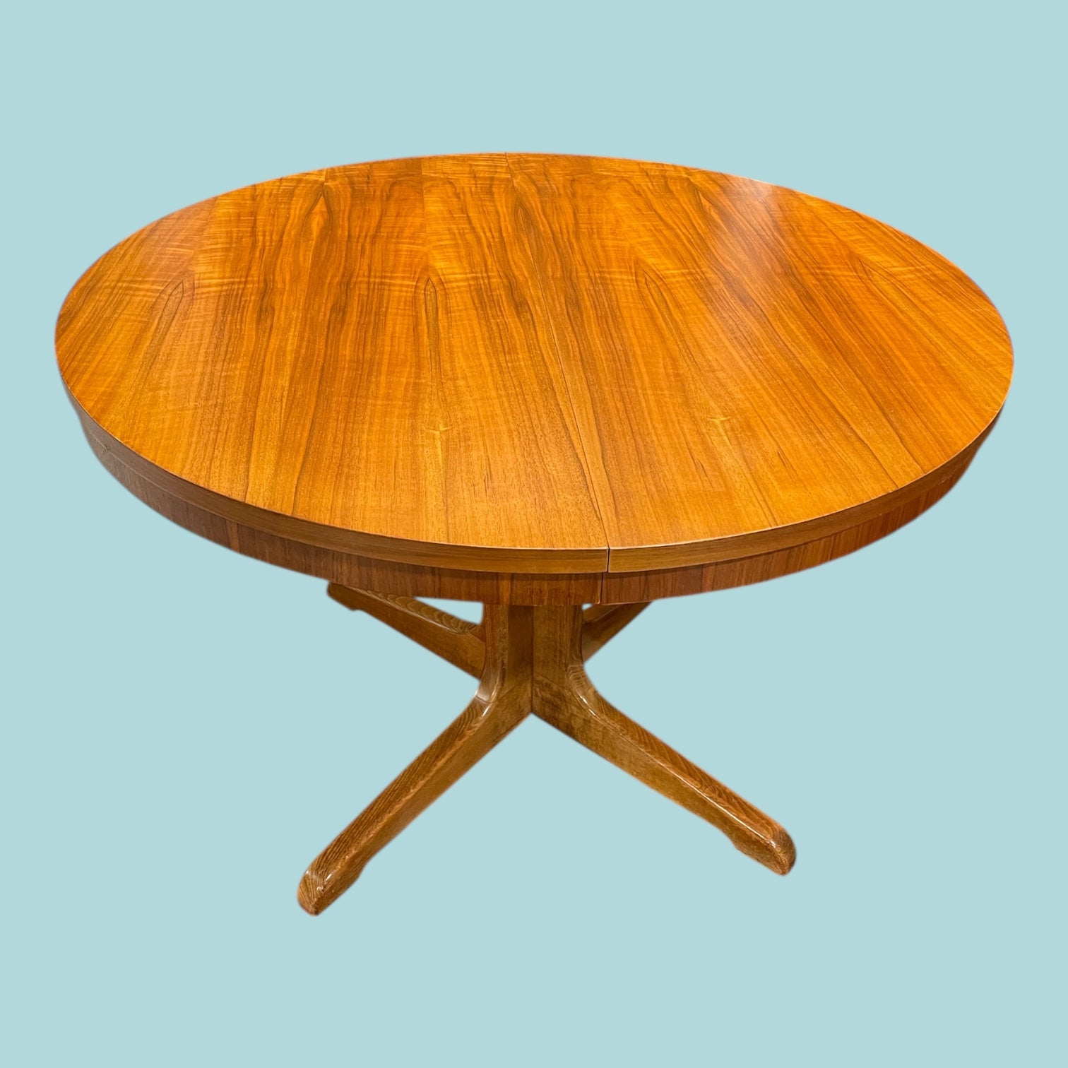 Table ronde Baumann à allonge centrale 115 cm