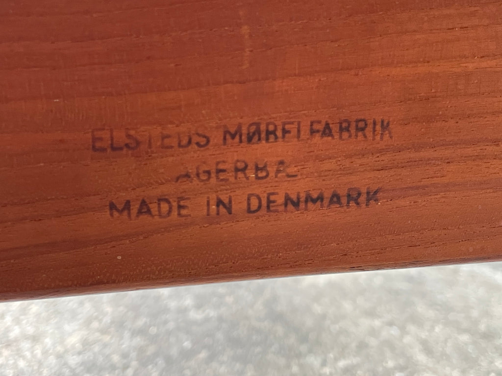 Table ronde extensible en teck danois d’Elsteds Mobelfabrik Agerbaek