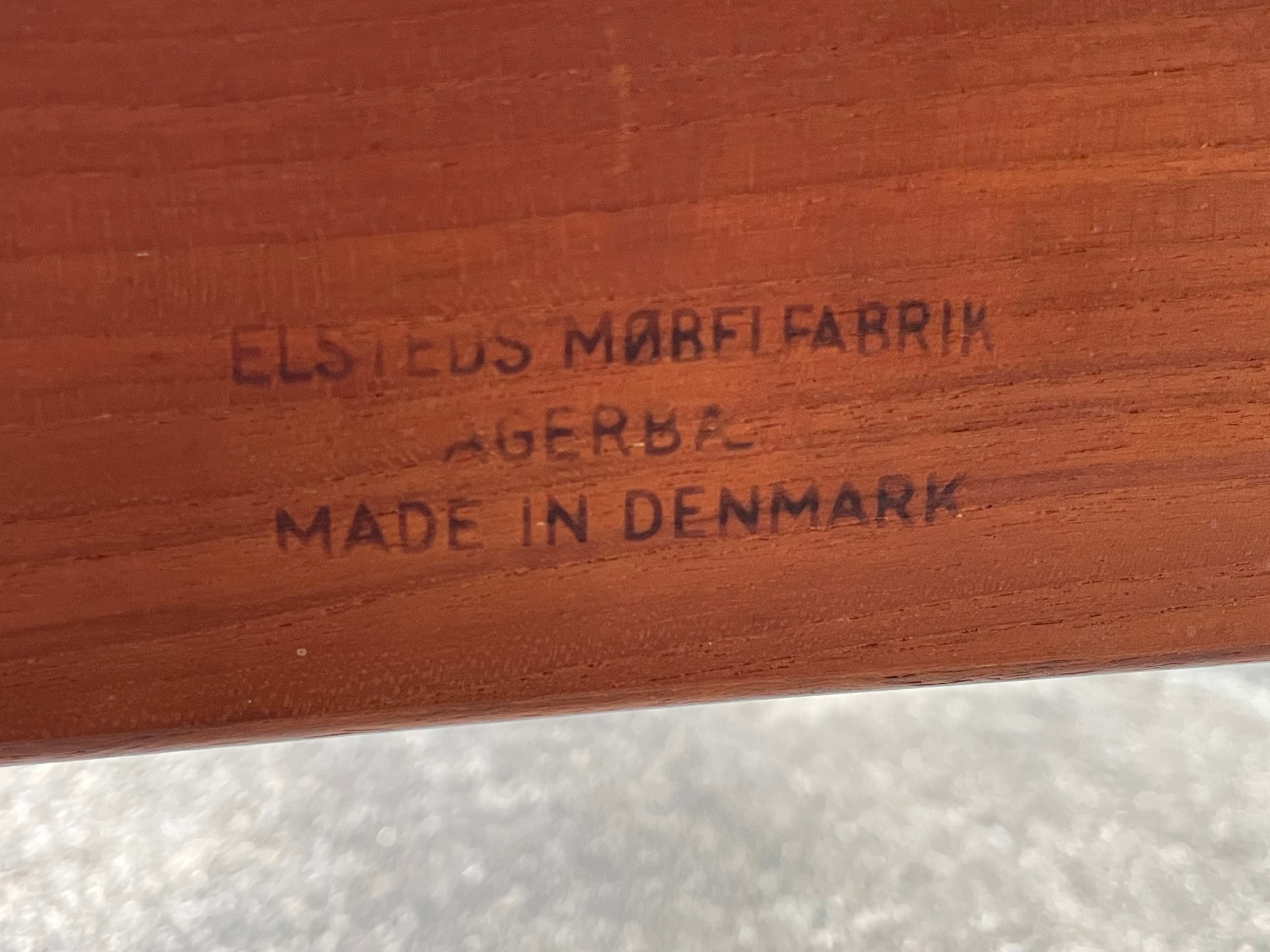 Table ronde extensible en teck danois d’Elsteds Mobelfabrik Agerbaek