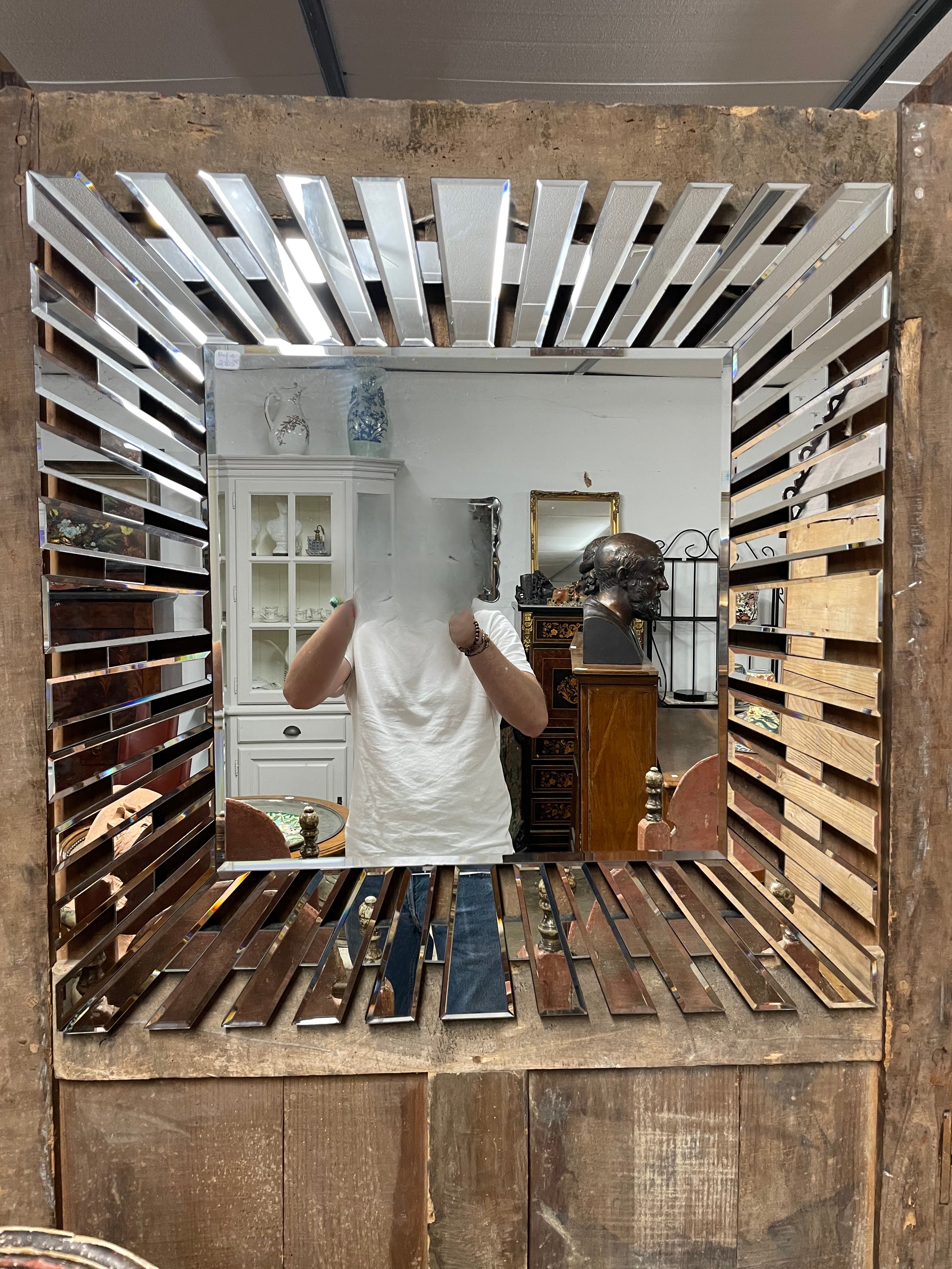 Miroir moderne en verre