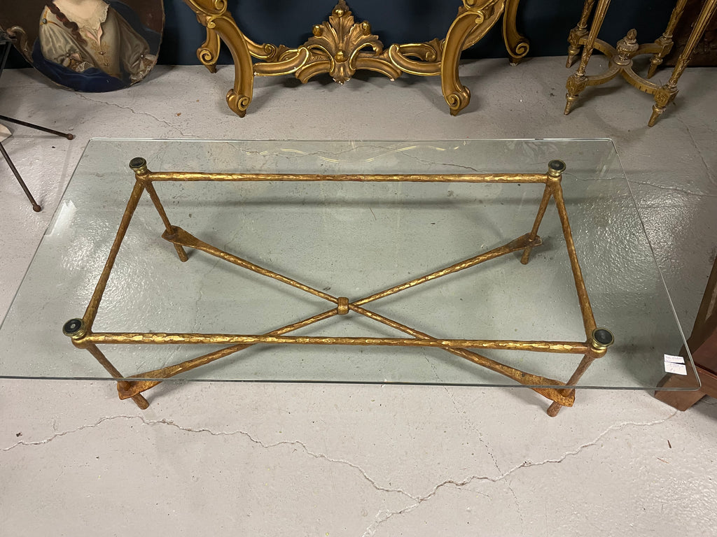 Table basse Félix Agostini Bronze doré vers 1970