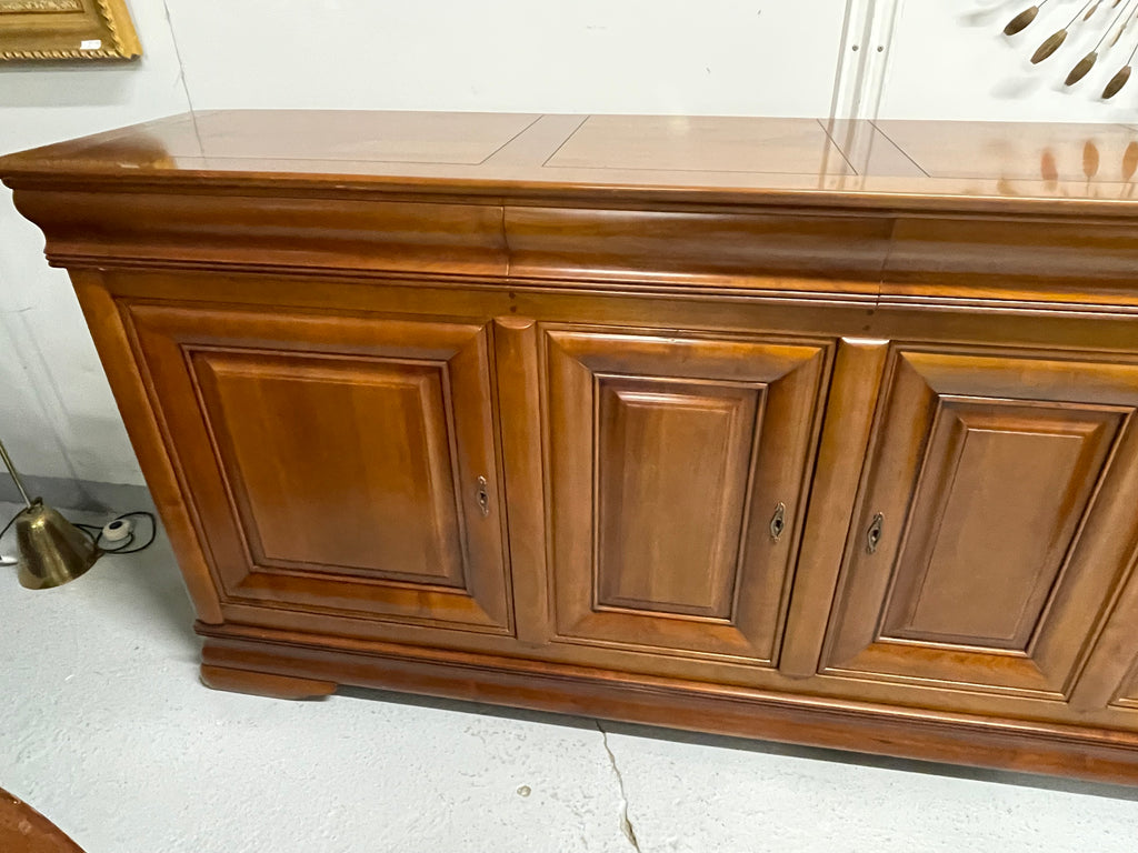 Enfilade 4 portes Louis Philippe en merisier