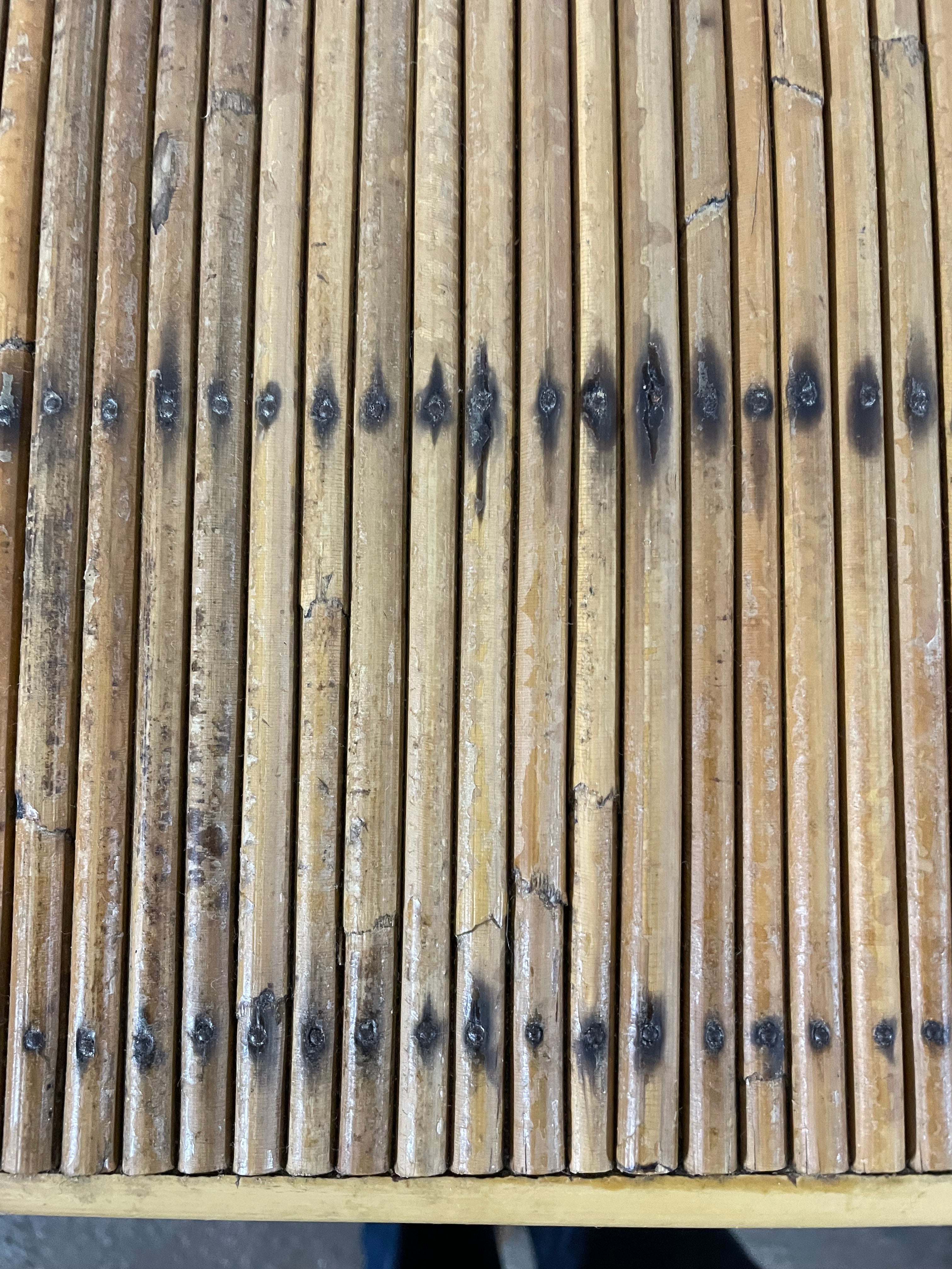 VENDUE - Enfilade en rotin Audoux Minet vers 1960