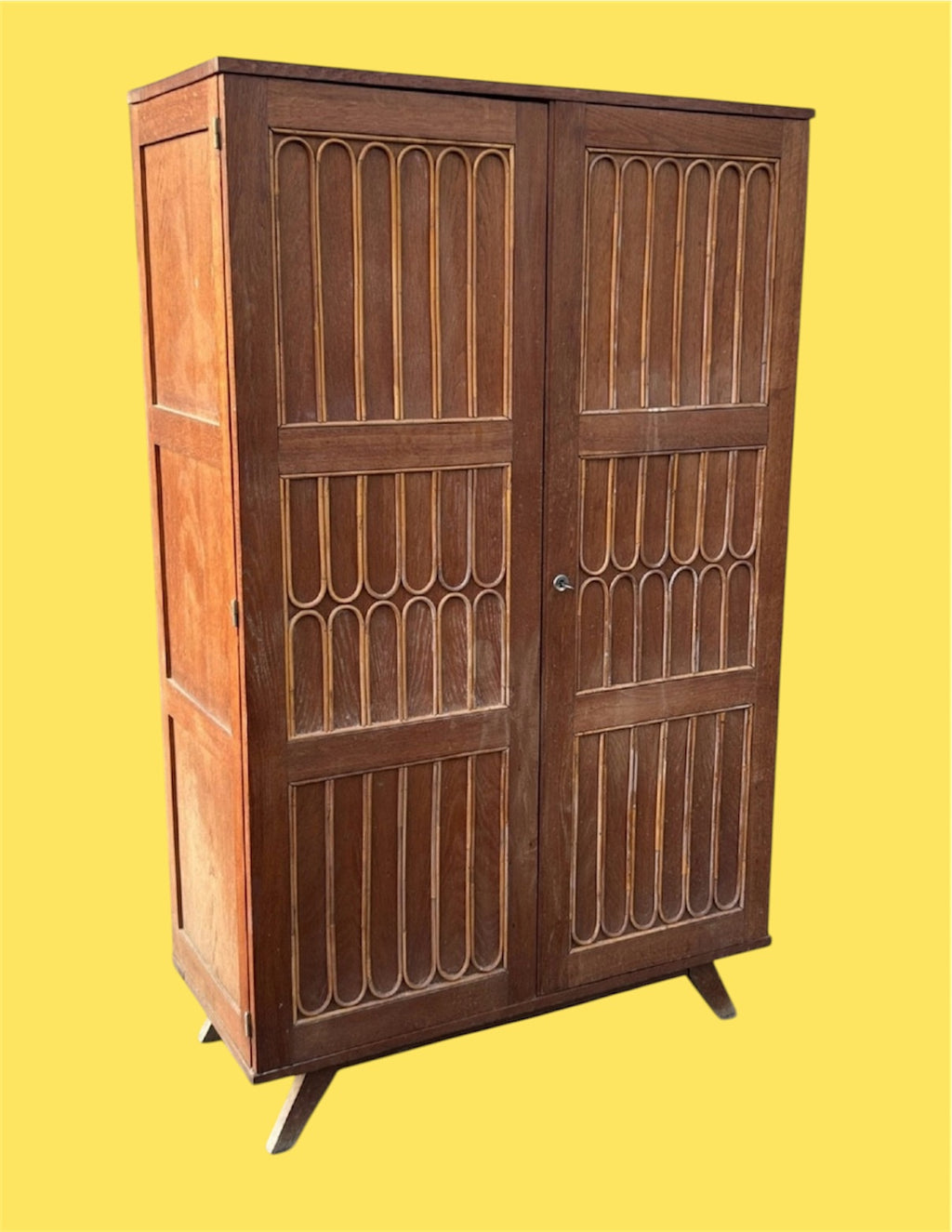 RENÉ GABRIEL RARE ARMOIRE VERS 1945-50 MOBILIER DE LA RECONSTRUCTION - APRÈS GUERRE