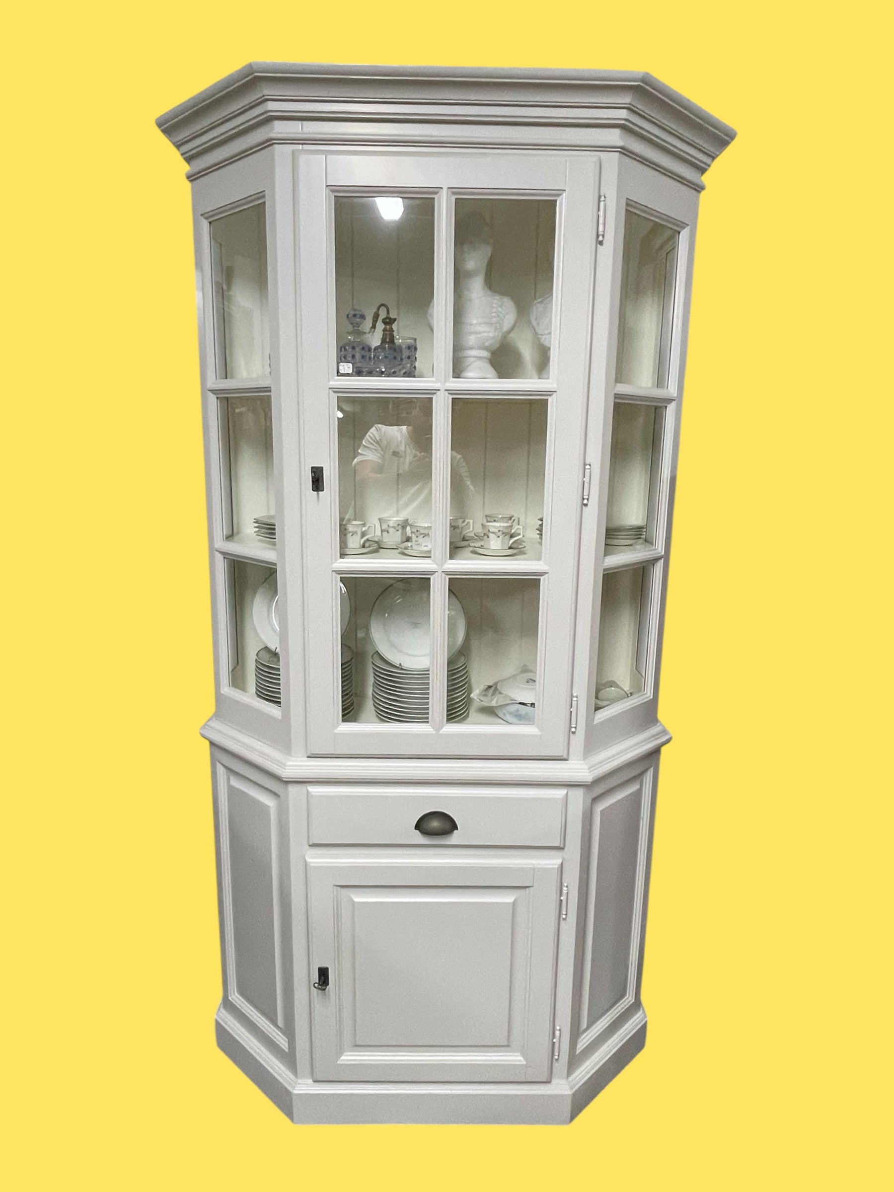 Buffet Vaisselier Vitrine Bois
