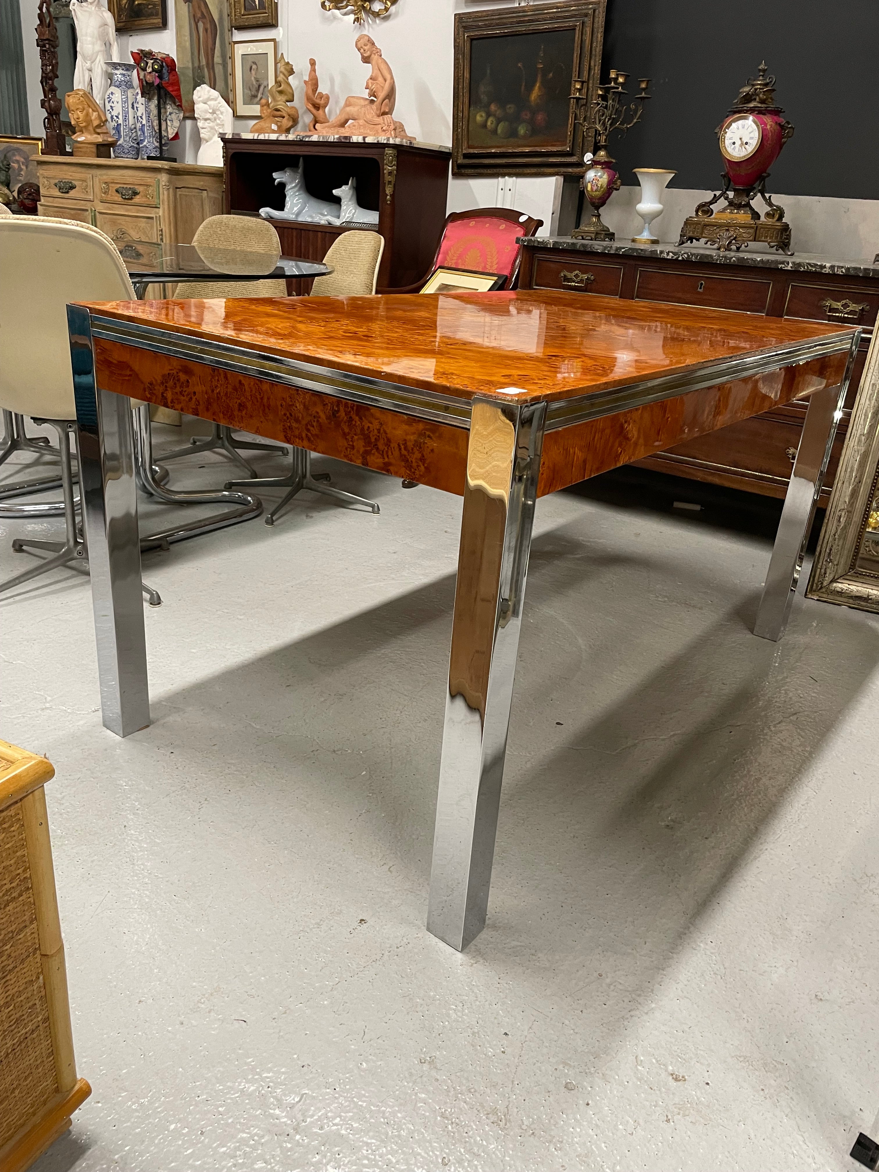 Table à manger Willy Rizzo 1970