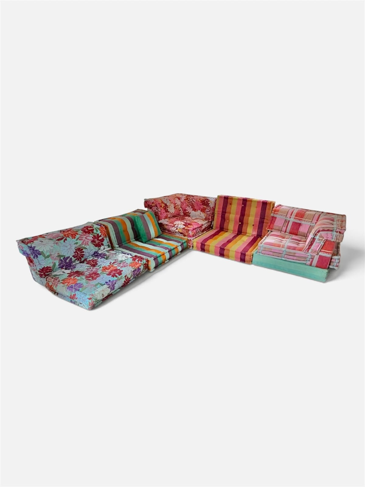 CANAPÉ MODULABLE MAH JONG ROCHE BOBOIS DESIGN KENZO TAKADA HANS HOPFER