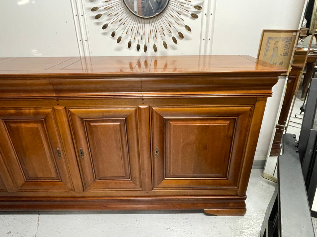 Enfilade 4 portes Louis Philippe en merisier