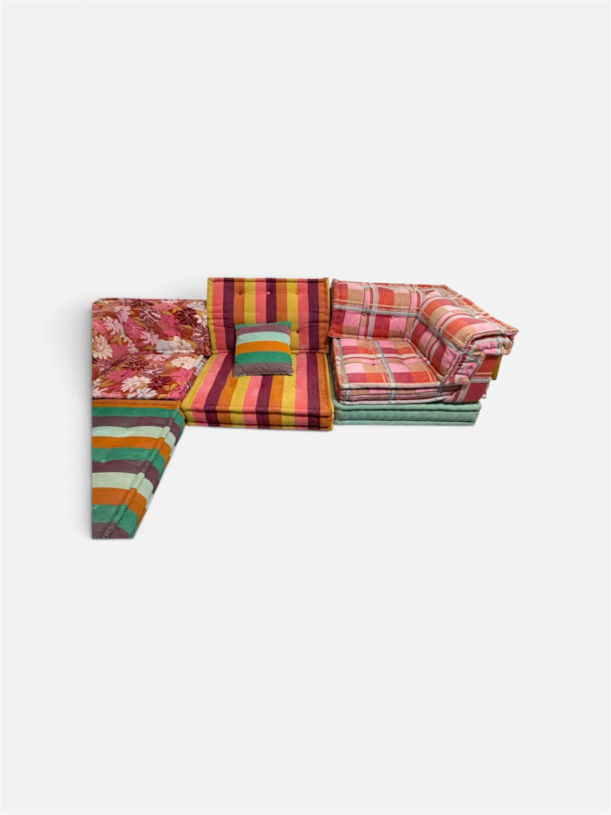 CANAPÉ MODULABLE MAH JONG ROCHE BOBOIS DESIGN KENZO TAKADA HANS HOPFER