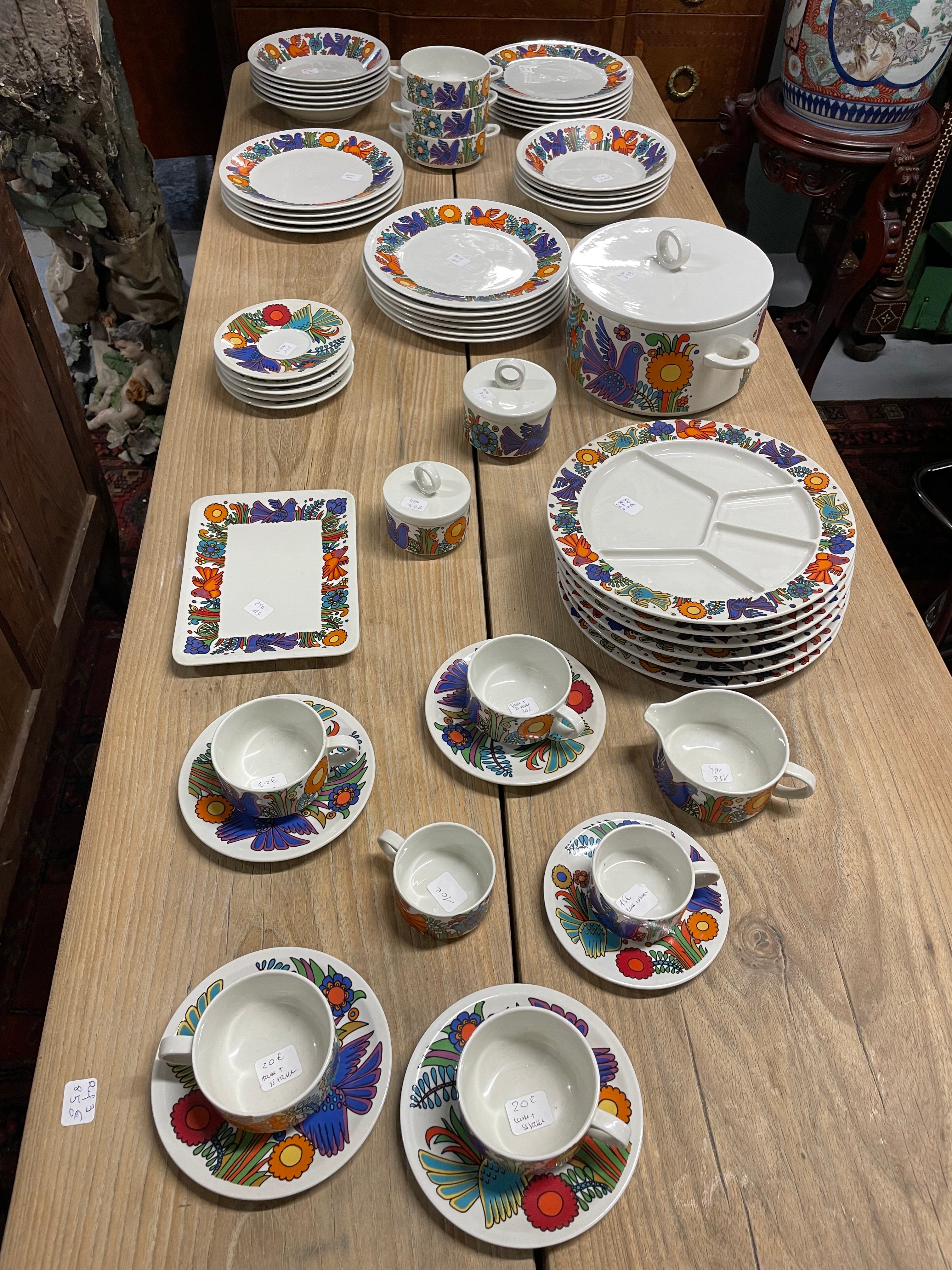 Acapulco - Pièces de service Villeroy et Boch en porcelaine