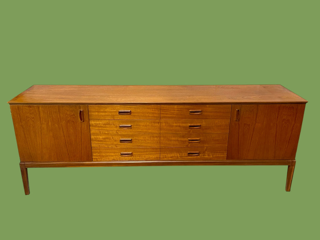 Enfilade Scandinave En Teck Circa 1960 198 Cm