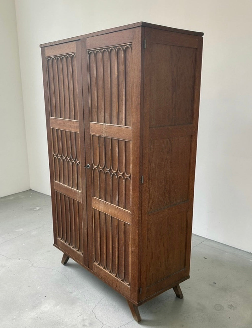 RENÉ GABRIEL RARE ARMOIRE VERS 1945-50 MOBILIER DE LA RECONSTRUCTION - APRÈS GUERRE