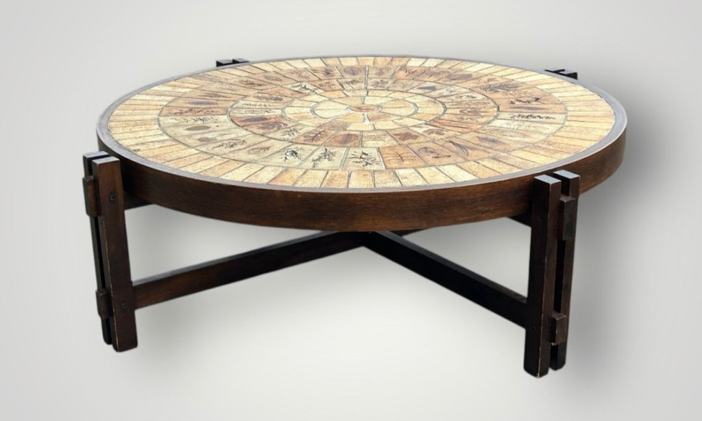 Table les Herbiers Par Roger Capron - Céramique 1960 Vallauris