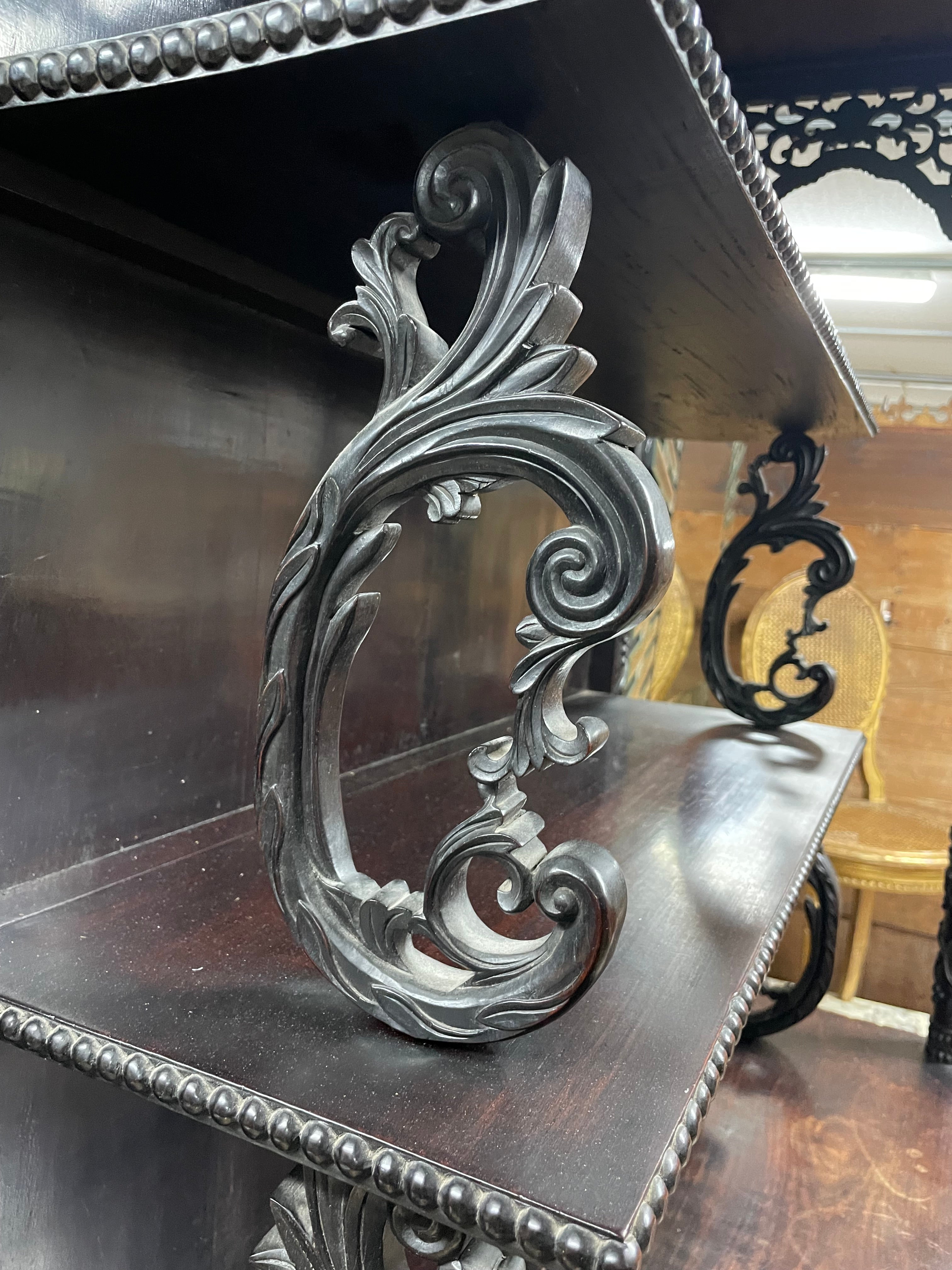 Meuble indochinois en bois exotique fin 19ème