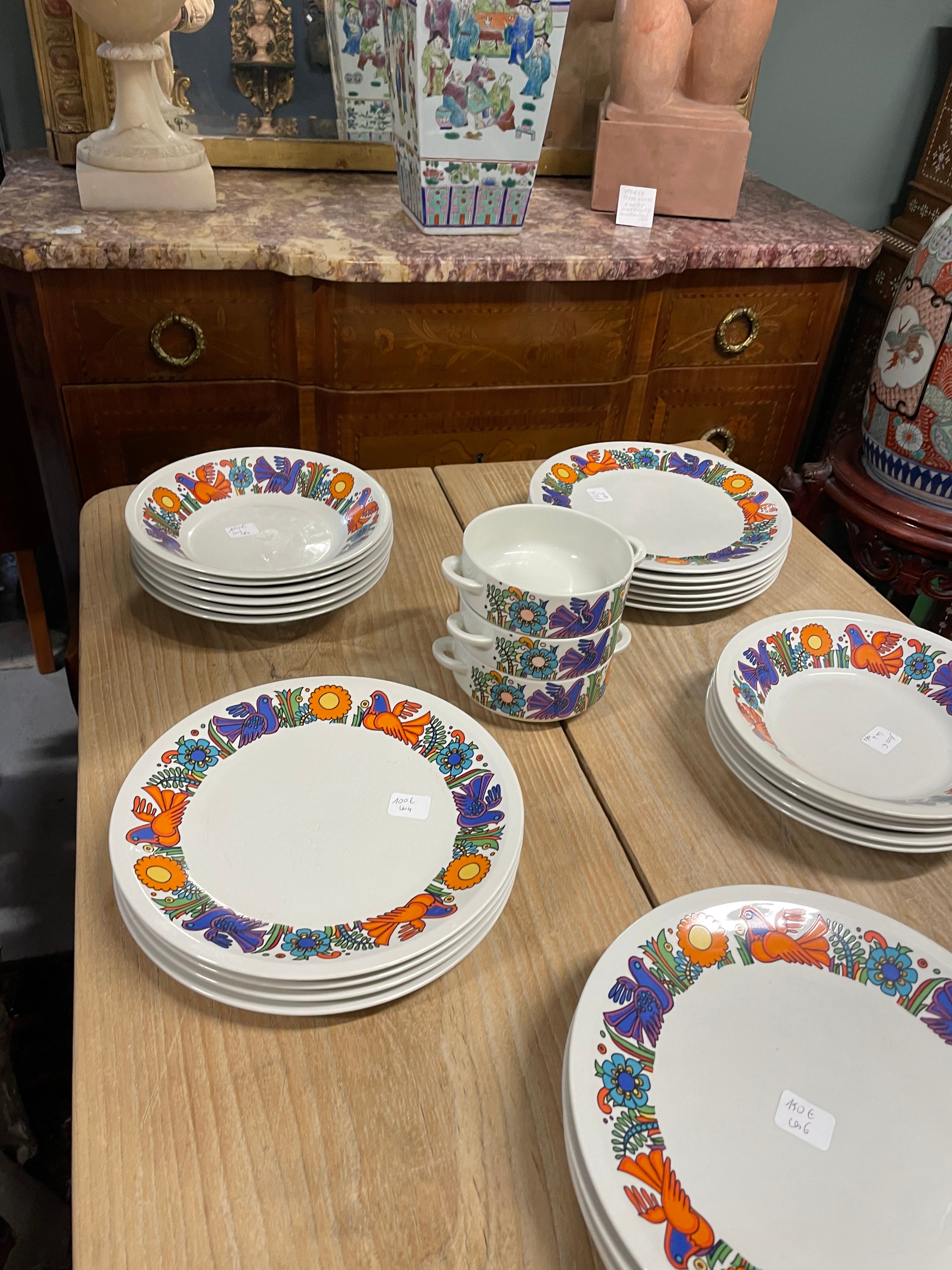 Acapulco - Pièces de service Villeroy et Boch en porcelaine