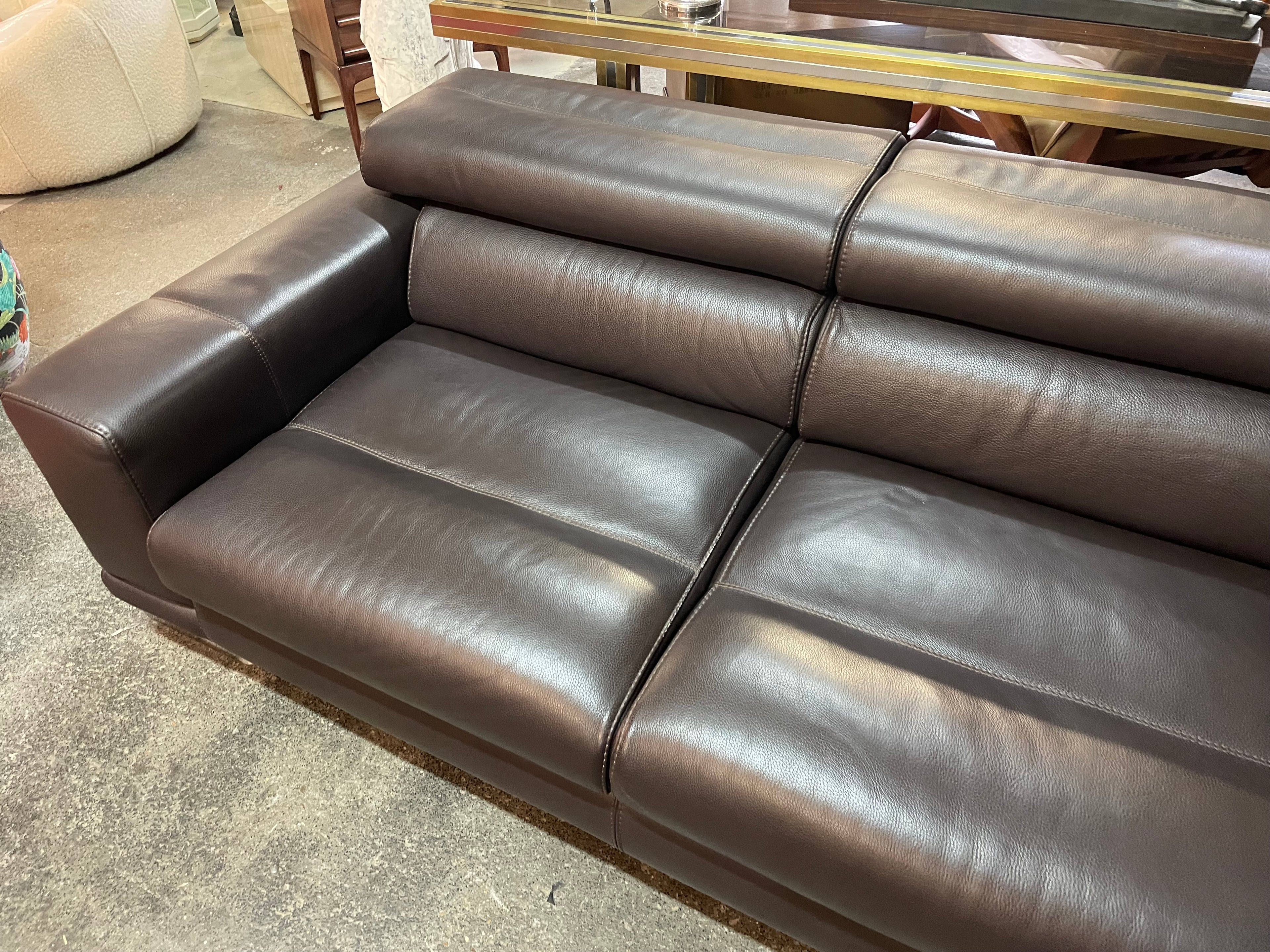 Canapé en Cuir Roche et Bobois