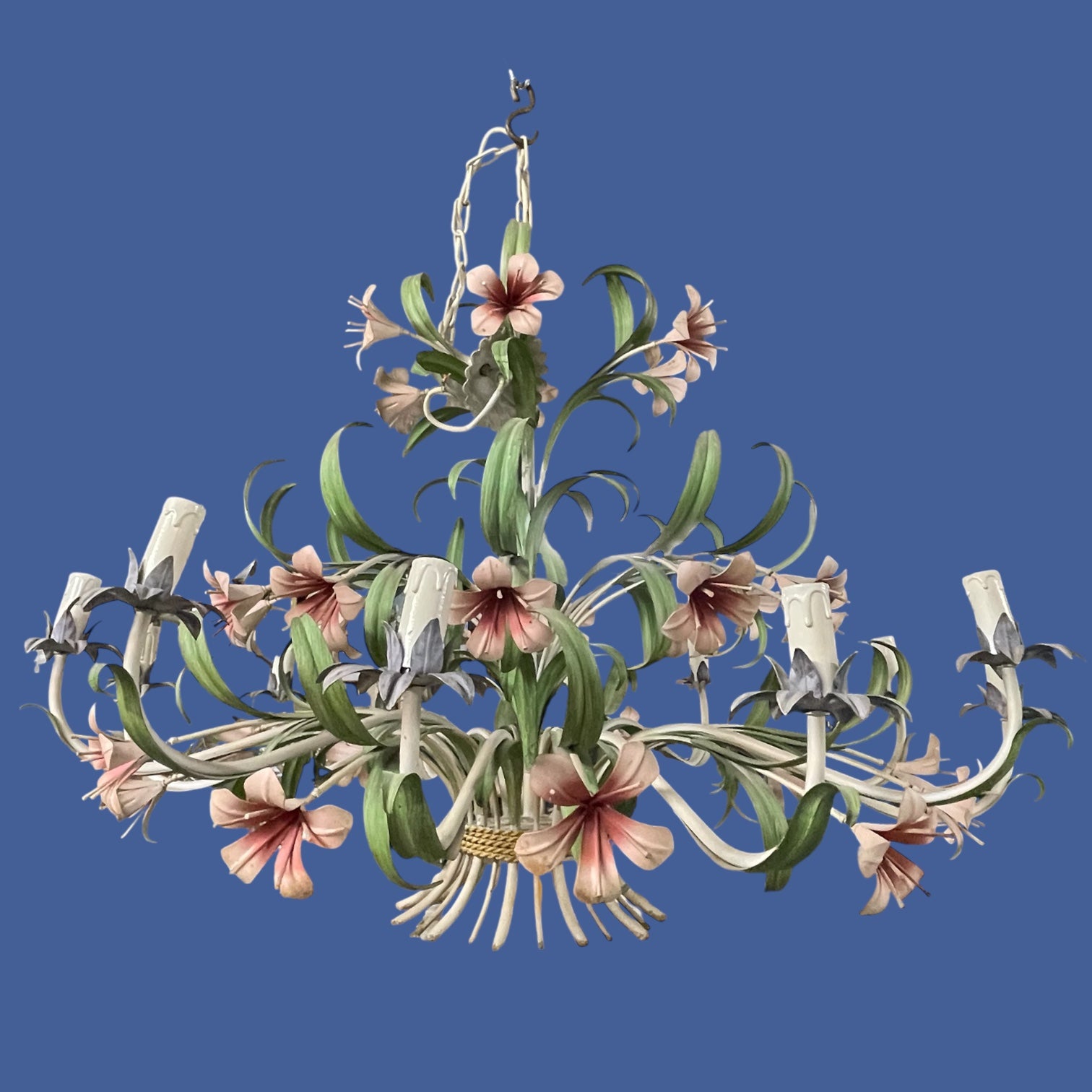 Lustre en fer des années 1960