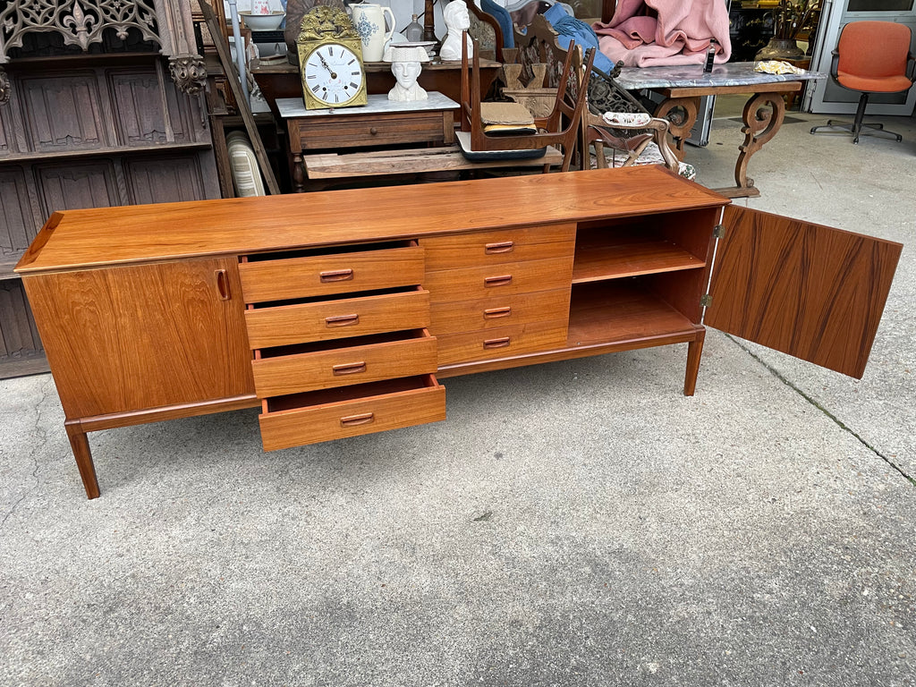 Enfilade Scandinave En Teck Circa 1960 198 Cm