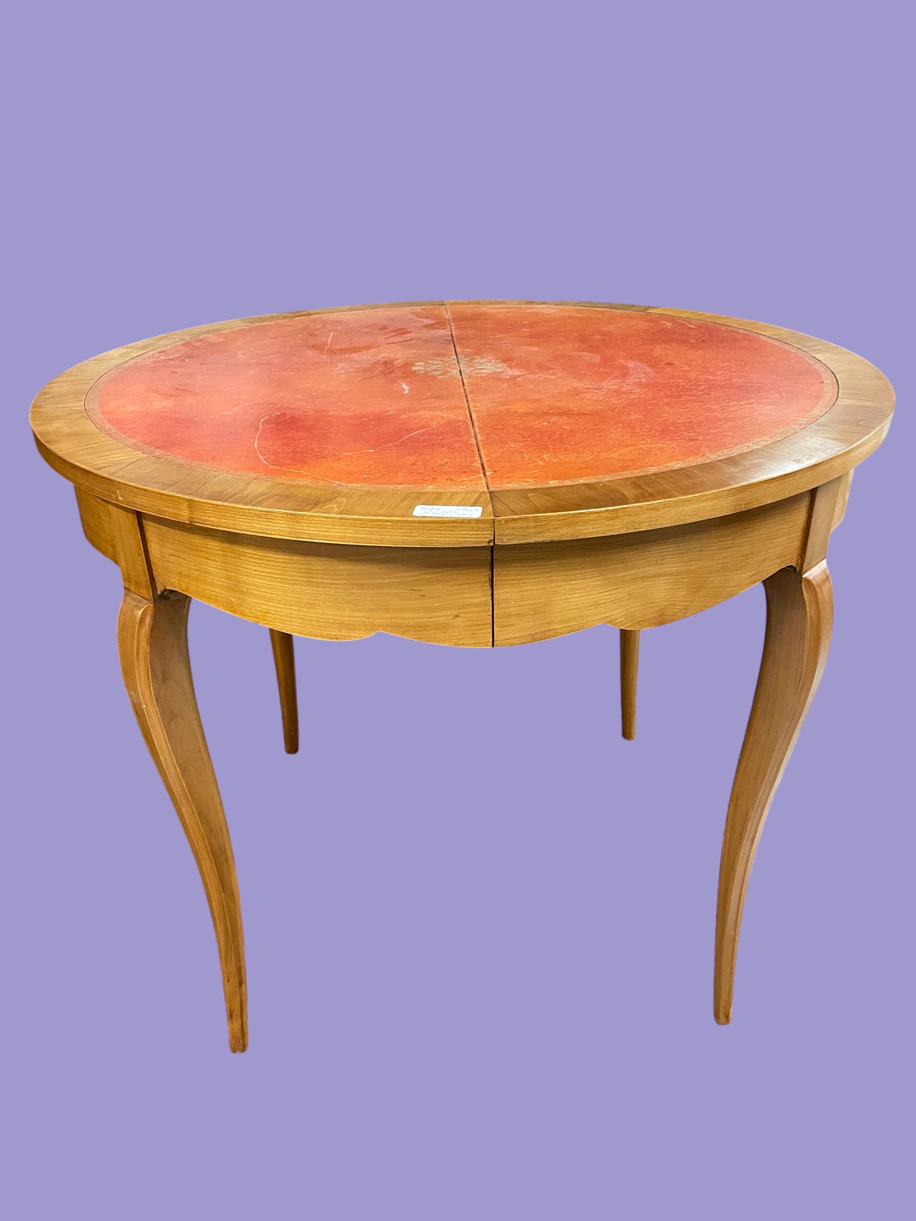 Table style Louis XV et deux allonges