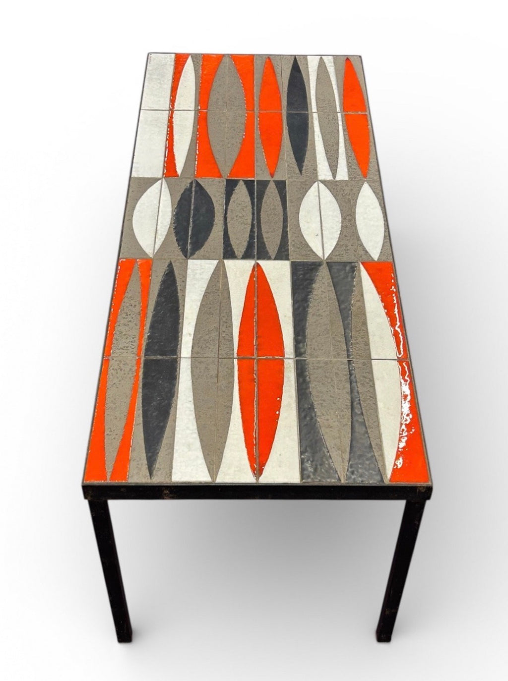 TABLE BASSE NAVETTES DE ROGER CAPRON VALLAURIS FRANCE ANNÉES 1960
