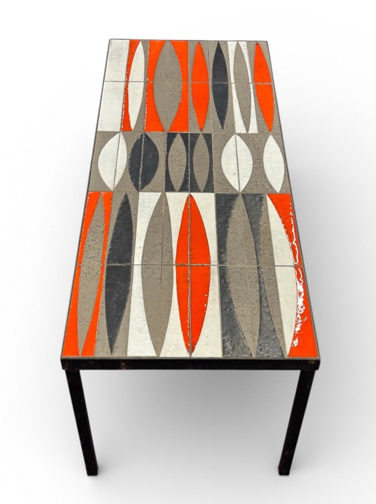 TABLE BASSE NAVETTES DE ROGER CAPRON VALLAURIS FRANCE ANNÉES 1960