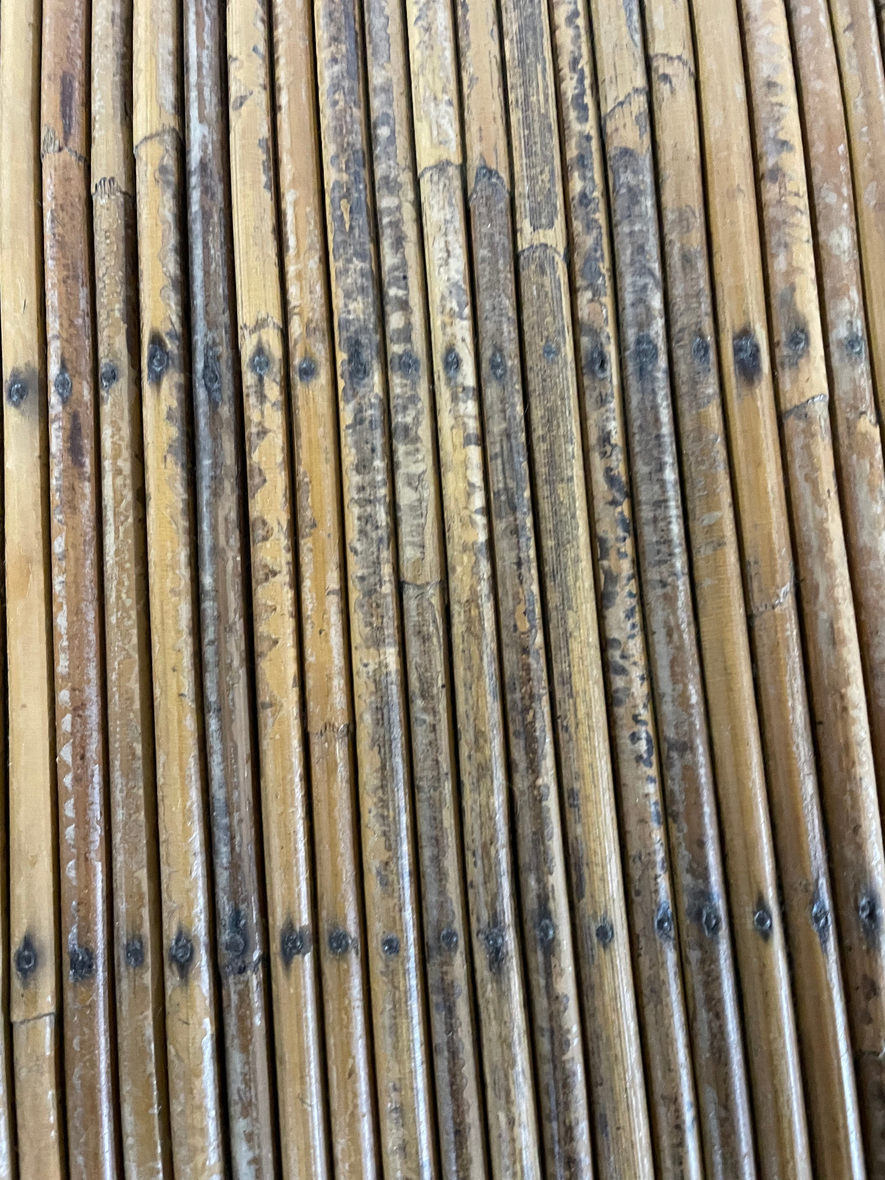 VENDUE - Enfilade en rotin Audoux Minet vers 1960