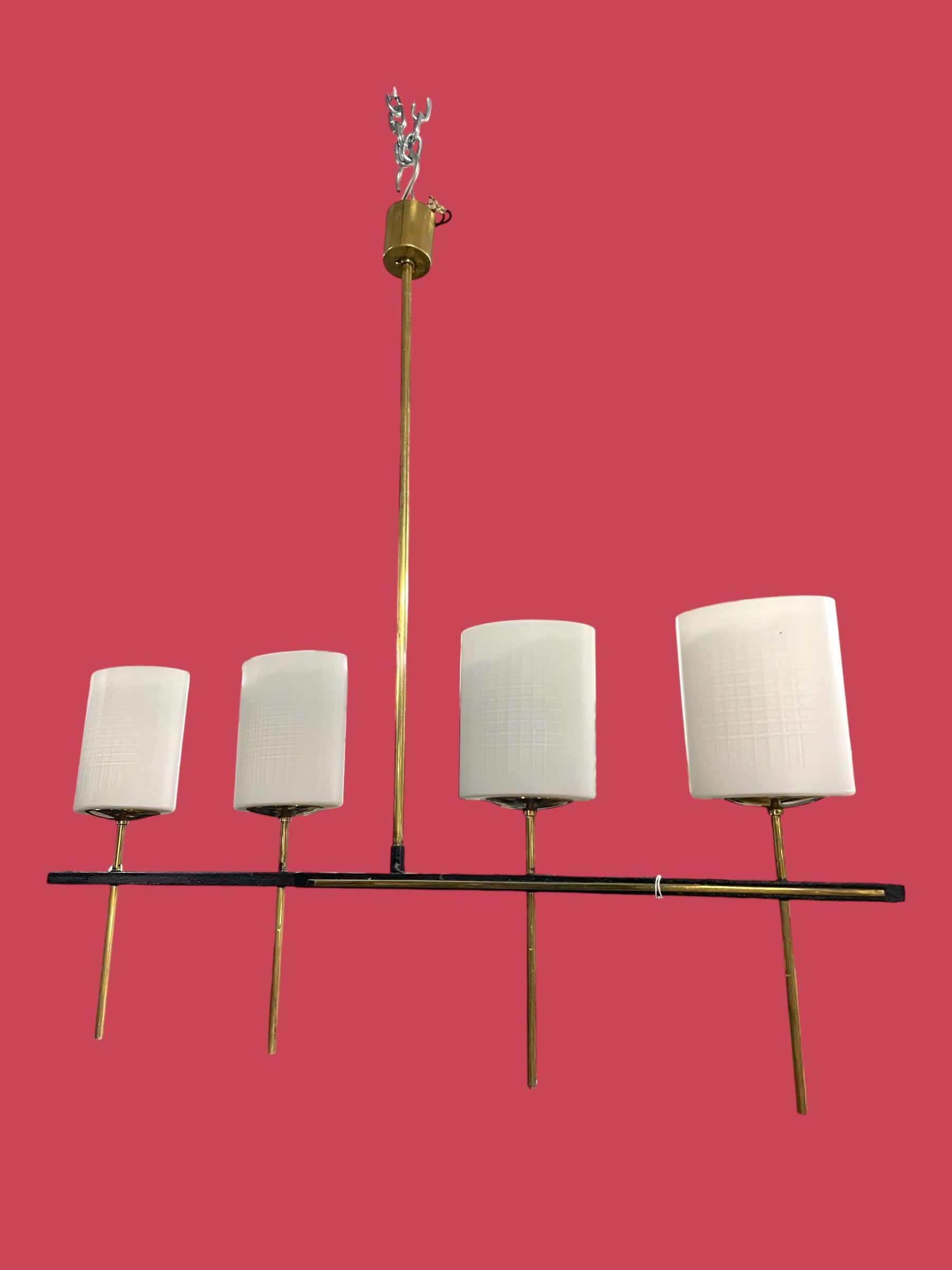 Lustre des années 1960 opalines