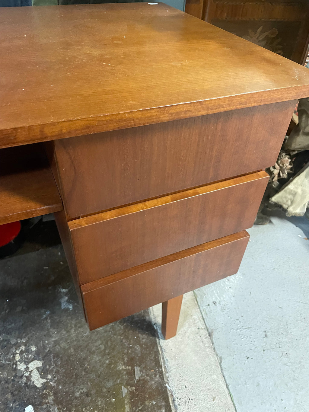 Bureau en teck style scandinave