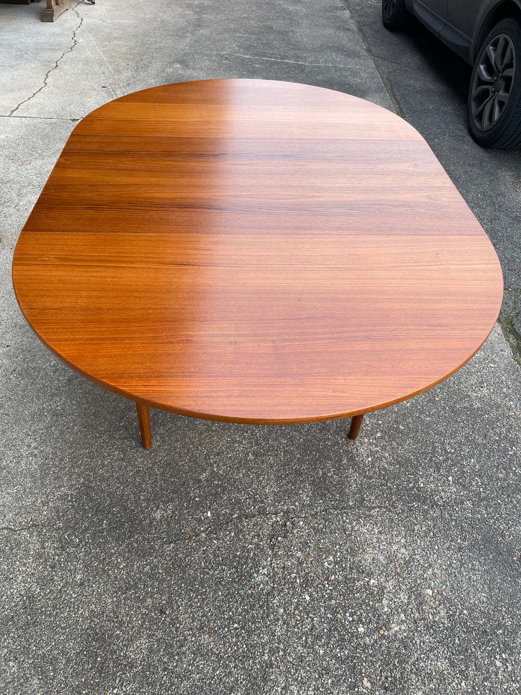 Table ronde extensible en teck danois d’Elsteds Mobelfabrik Agerbaek