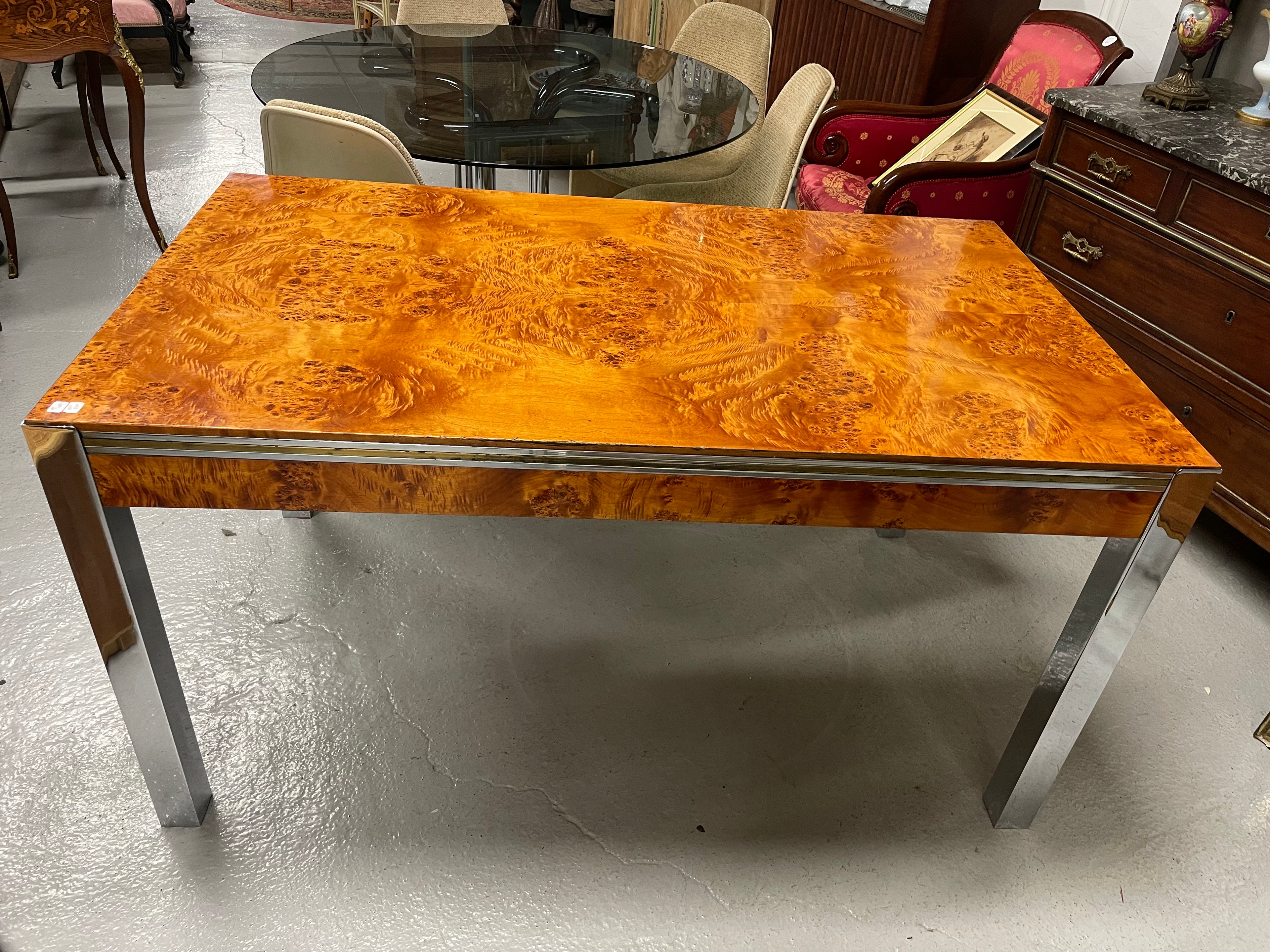 Table à manger Willy Rizzo 1970