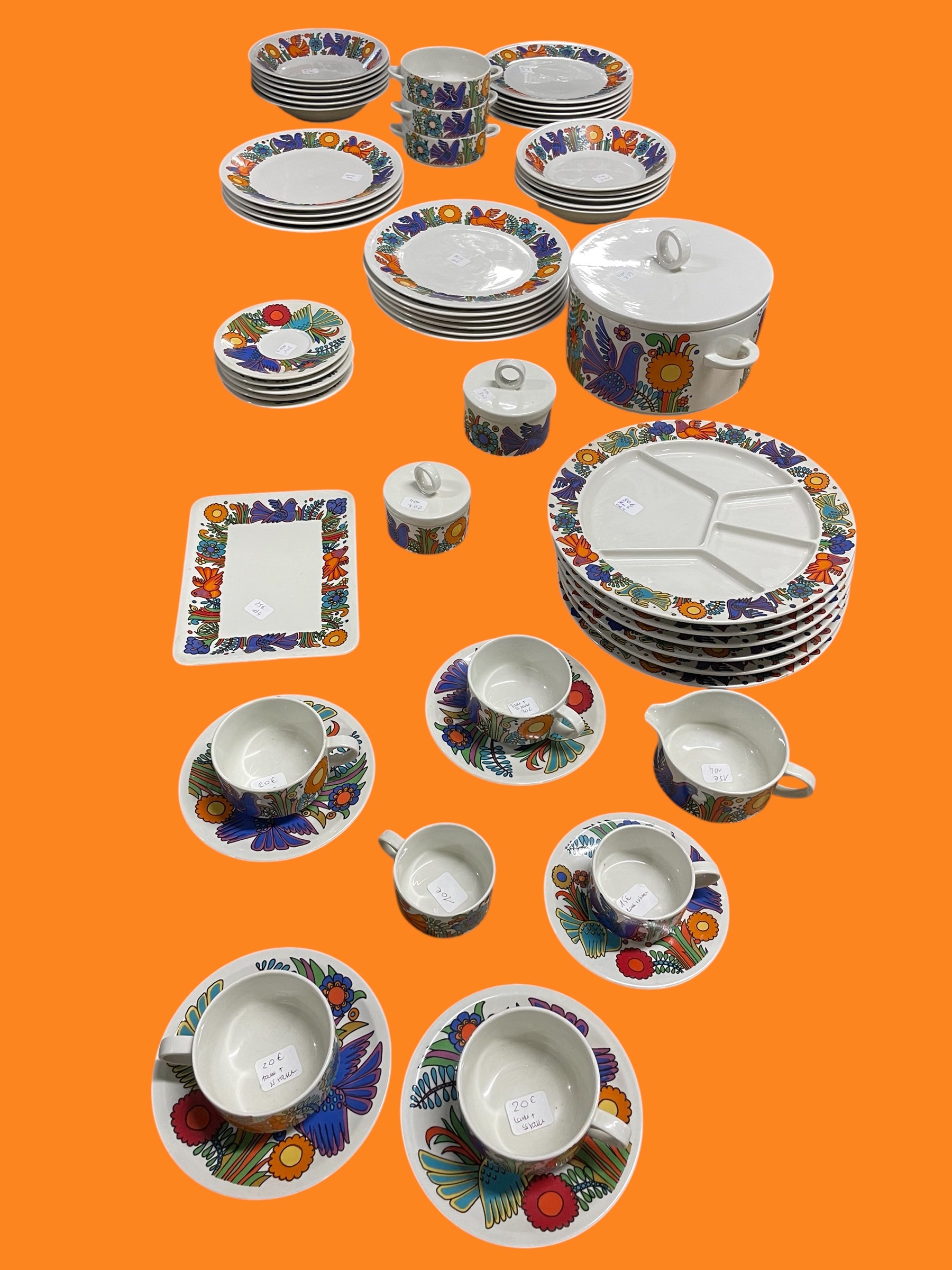 Acapulco - Pièces de service Villeroy et Boch en porcelaine