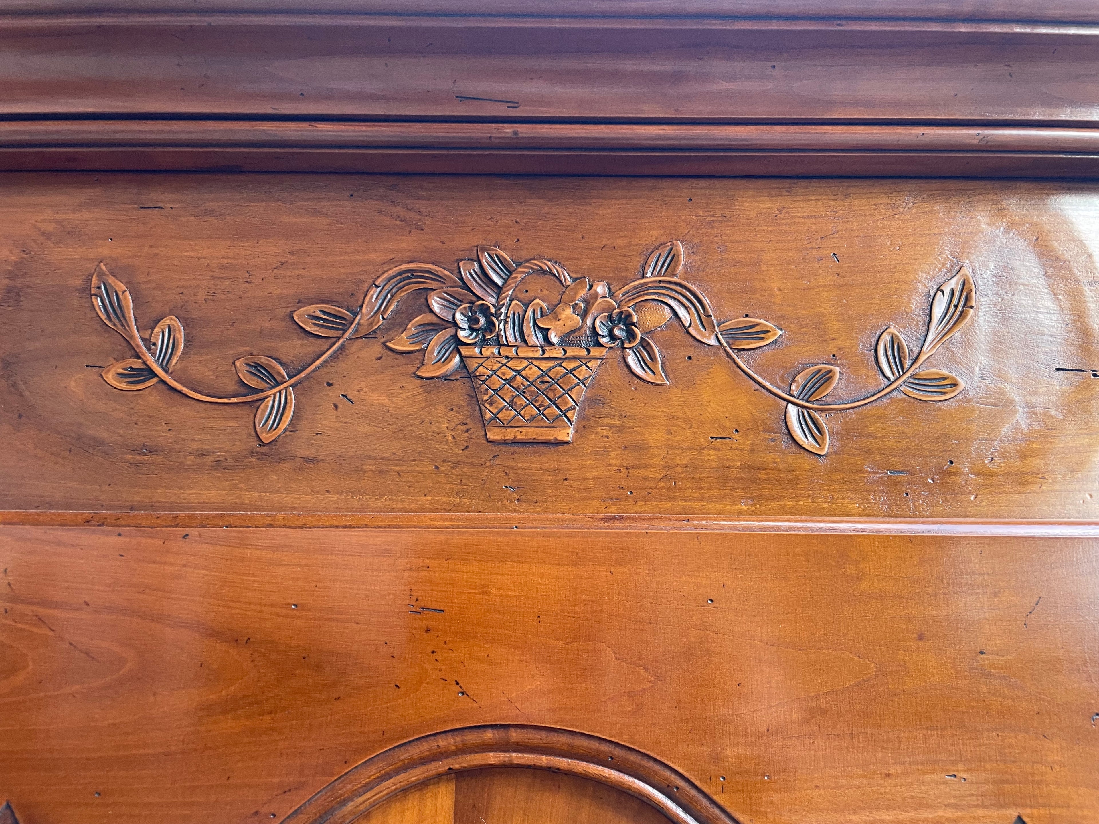 Bonnetière en merisier