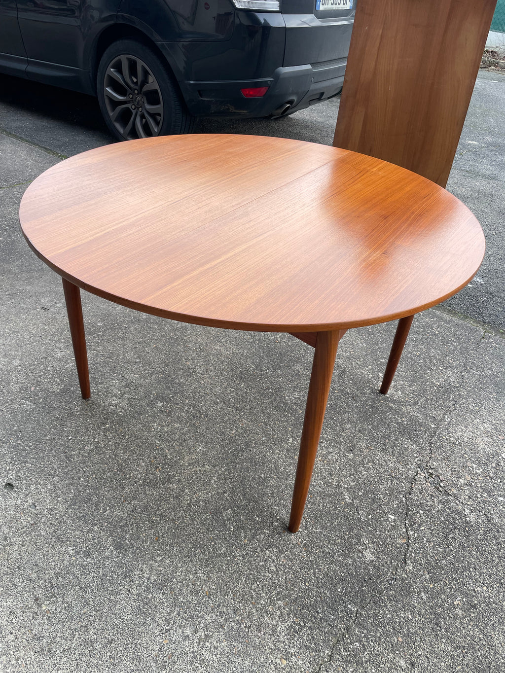 Table ronde extensible en teck danois d’Elsteds Mobelfabrik Agerbaek