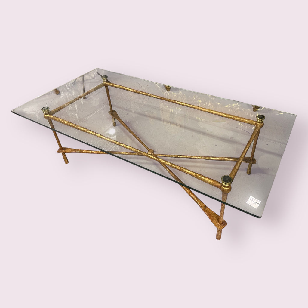 Table basse Félix Agostini Bronze doré vers 1970