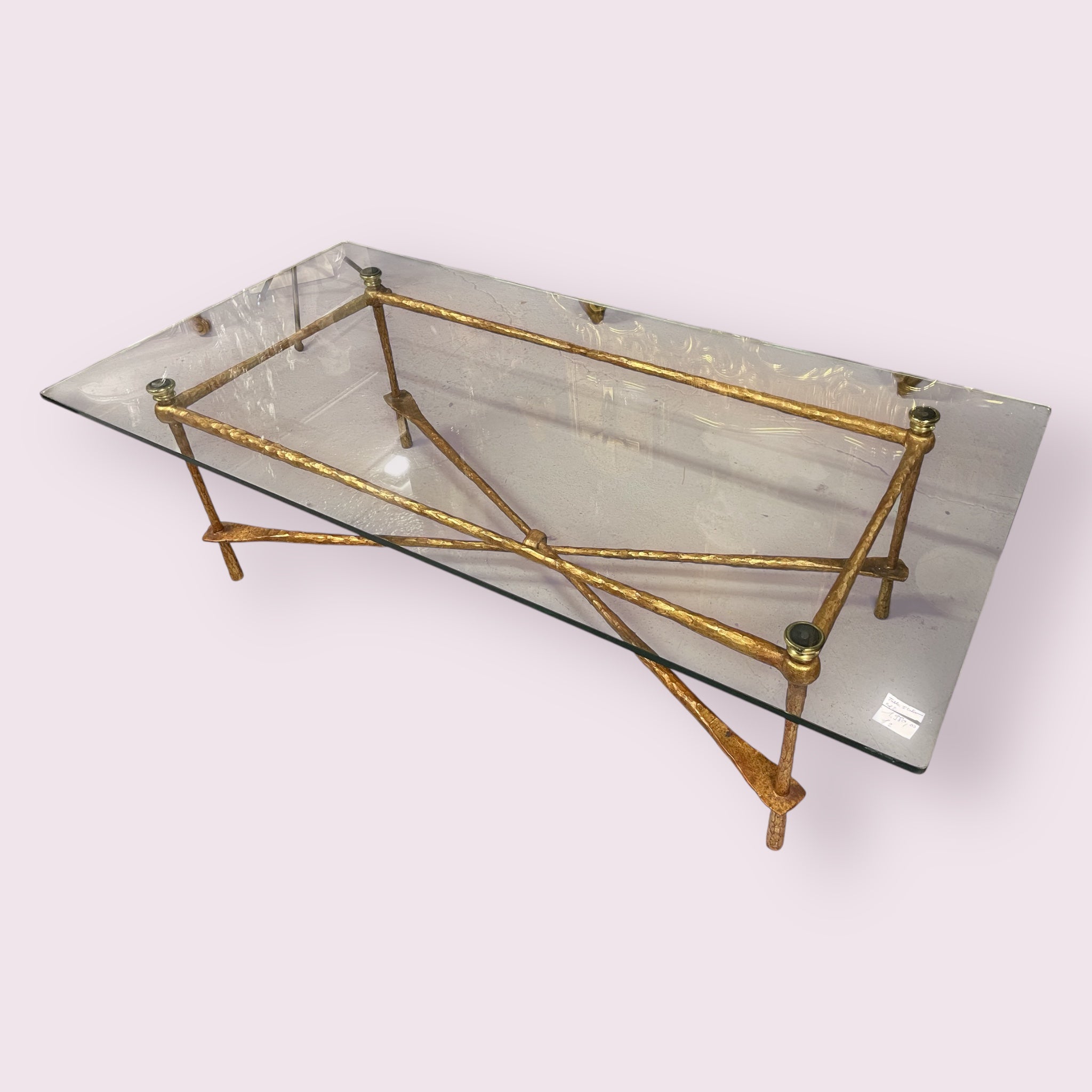 Table basse Félix Agostini Bronze doré vers 1970